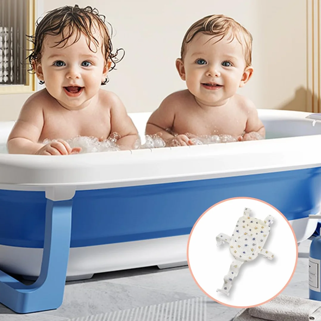 Regulowane siedzisko Baby Bath netto, poduszka do kąpieli dla noworodka, podkładka łazienkowa, mata łazienkowa, wkładka do siedzenia kąpielowego, poduszka antypoślizgowa dla niemowląt