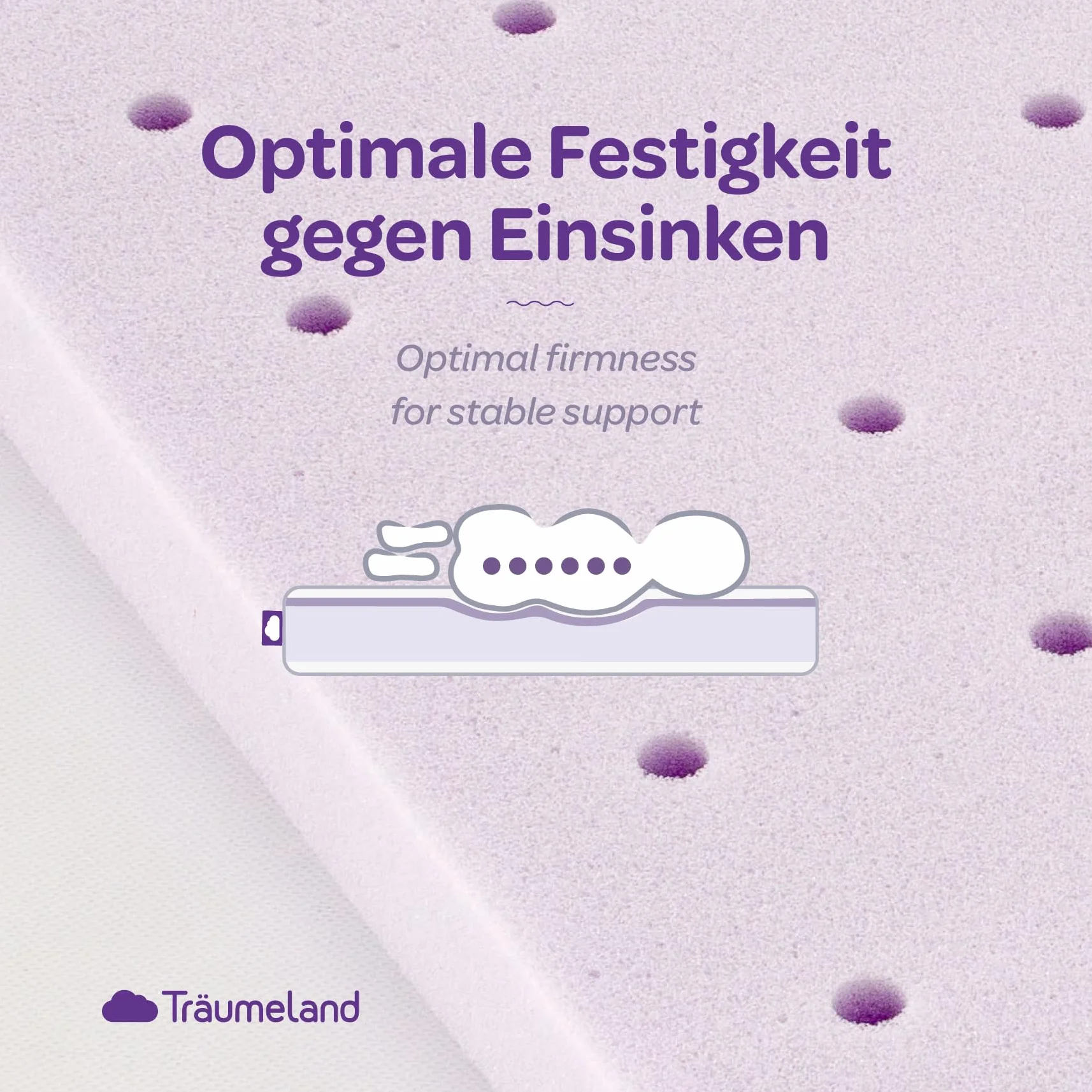 Träumeland Materac Brise Light 45 x 90 cm do kołyski