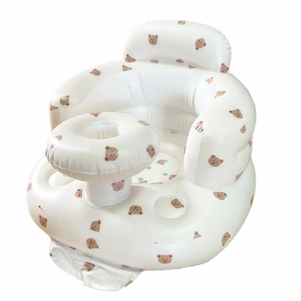 Nadmuchiwane siedzisko dla niemowląt, 3-36 miesięcy, wbudowana pompka powietrza, podparcie pleców dla niemowląt, krzesło do siedzenia, baby shower, krzesło na zewnątrz, siedzenie podłogowe, prezenty