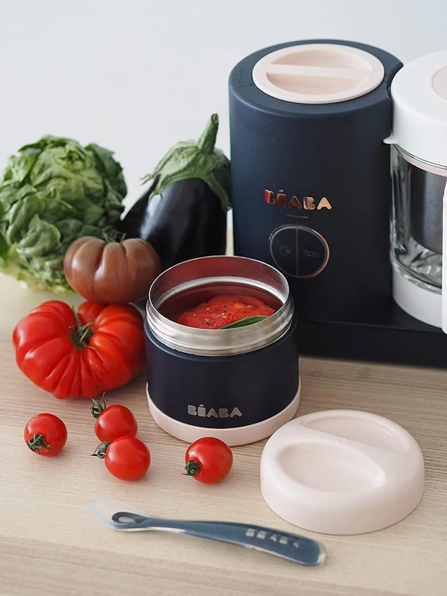 Béaba Babycook Neo Baby Food Maker 4 w 1 Szklana miska Stal nierdzewna