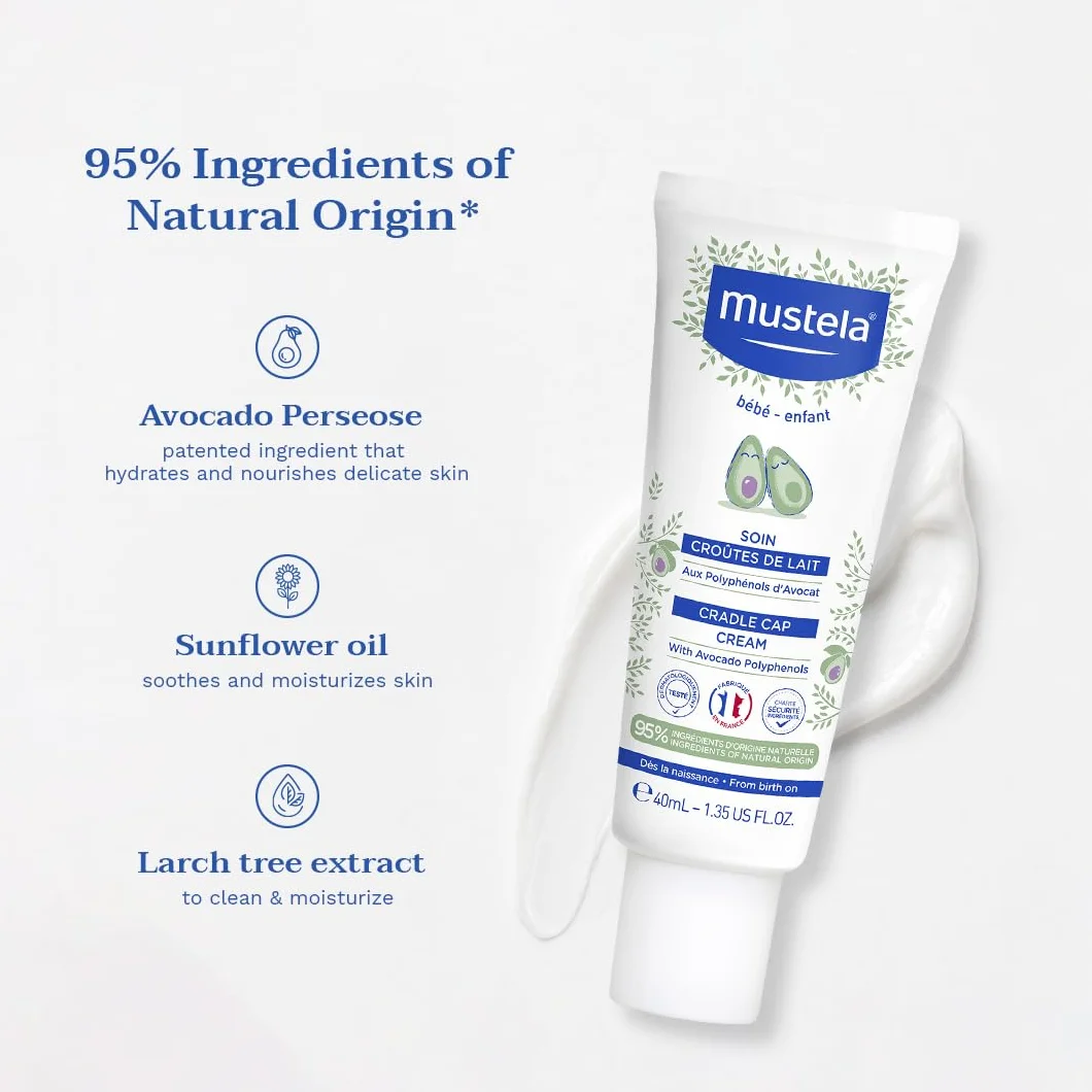 Repair Cream for Babies Costra Lattea Mustela 40 ml (Refurbished A+)
