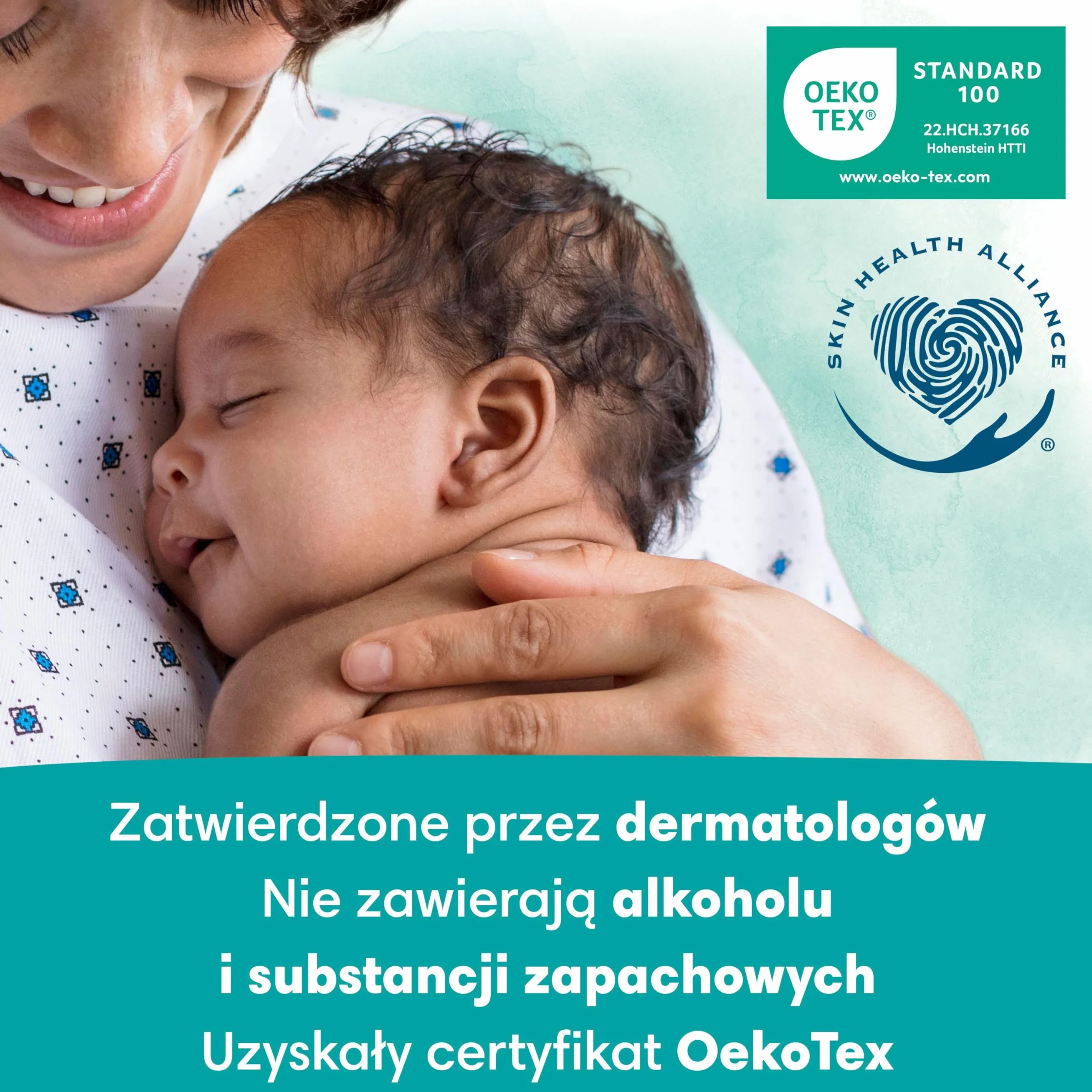 Pampers Harmonie Aqua Chusteczki Nawilżane Dla Niemowląt i Dzieci 576 sztuk (192 sztuk * 3 ), Ochrona Delikatnej Skóry Dziecka, Wykonane w 99% z Czystej Wody