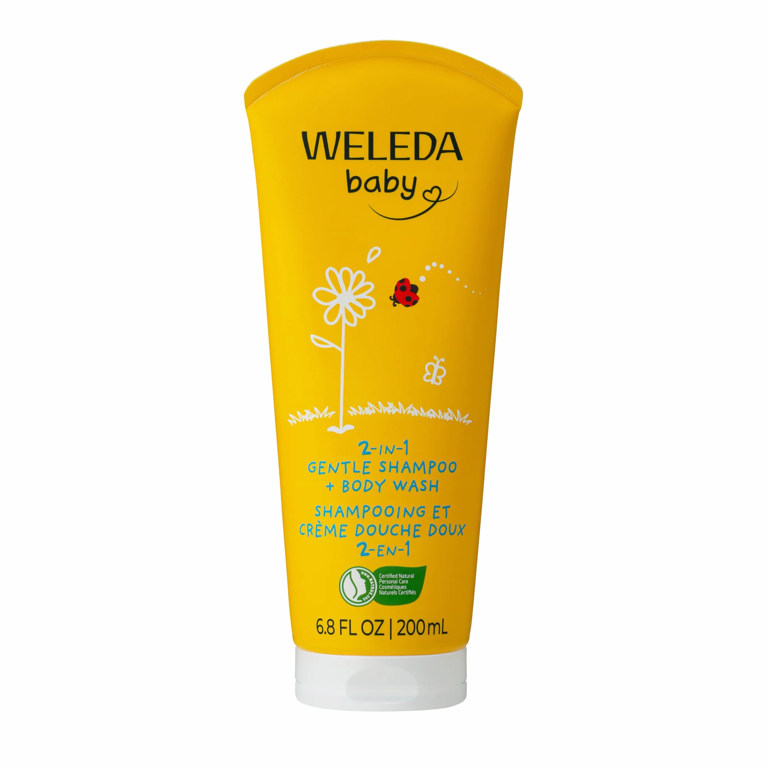 Weleda 9651 Szampon, Żółty/Biały, 200 ml