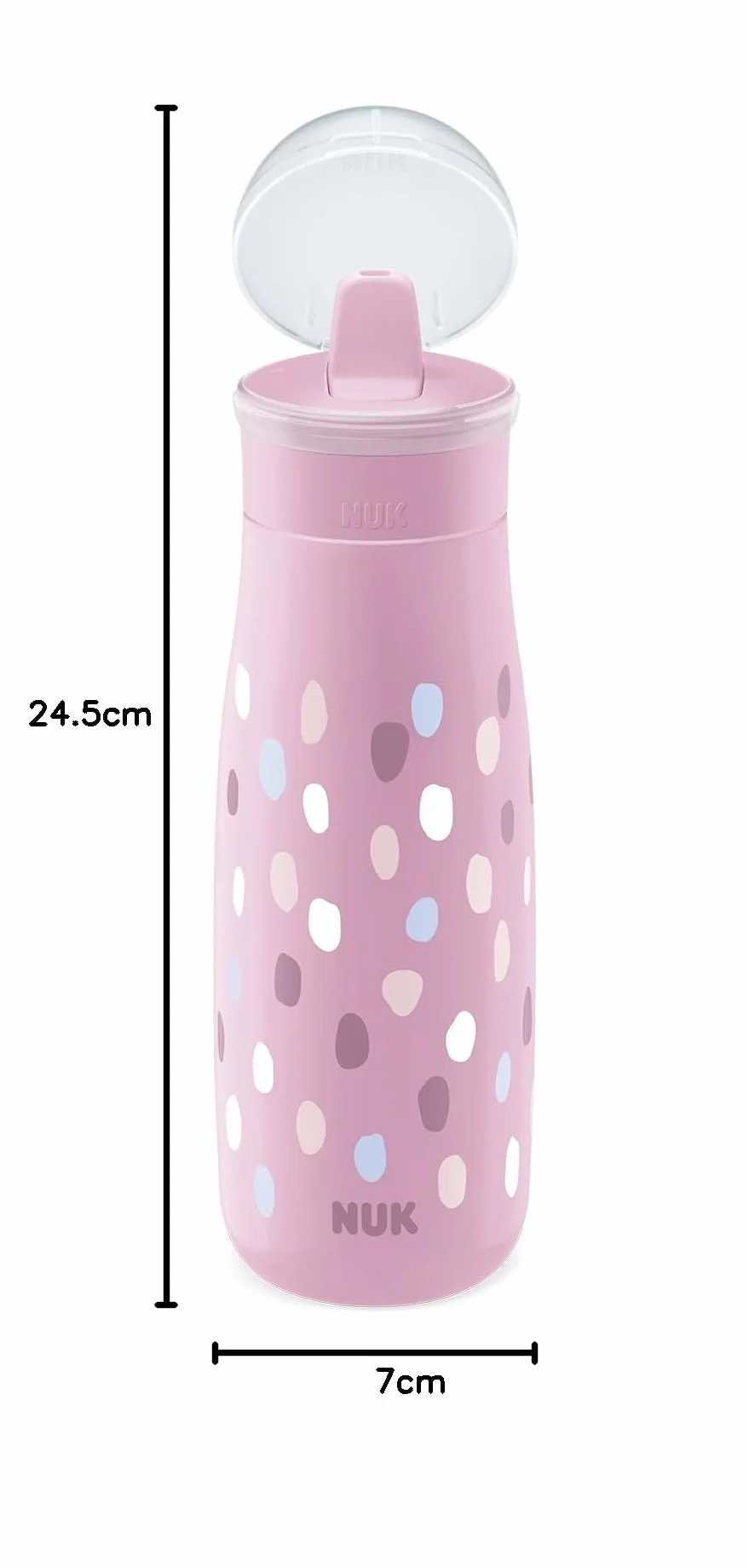 NUK Mini-Me Flip butelka do picia 450 ml od 12 miesięcy bez BPA fioletowy