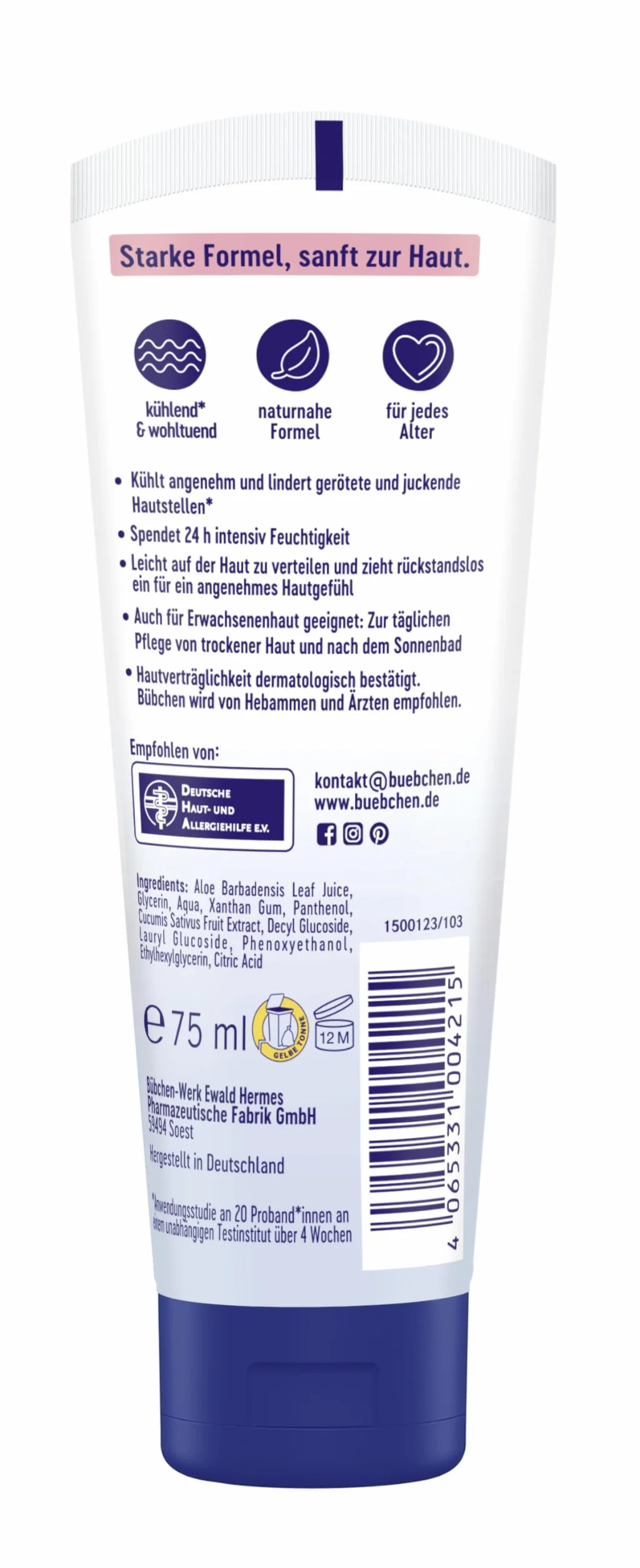Bübchen SOS Aloe vera żel 75 ml