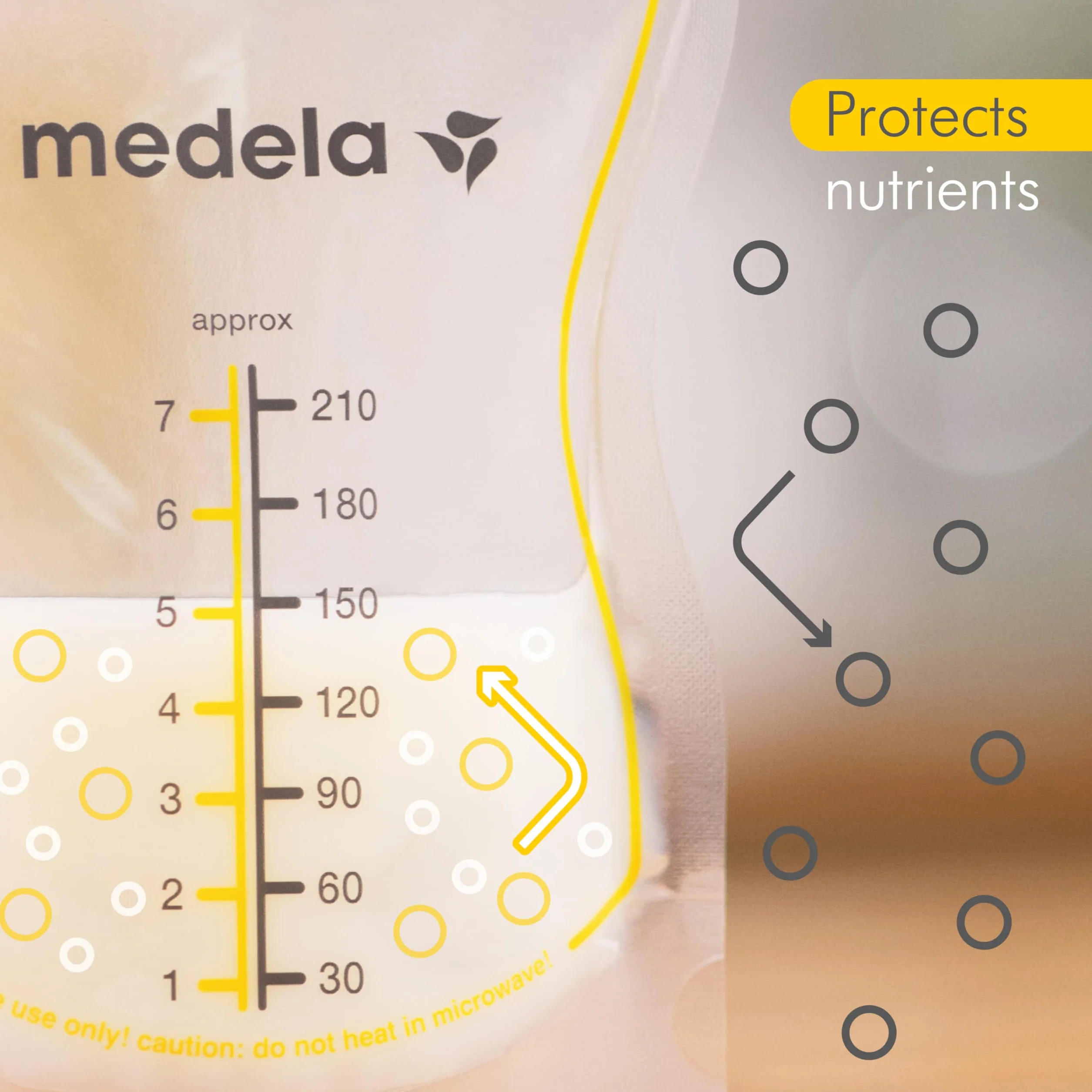 Medela Easy Pour Worki do przechowywania mleka matki, 100 szt., 210 ml, jednorazowe, szczelne, z ochroną mleka, niezbędne do karmienia piersią