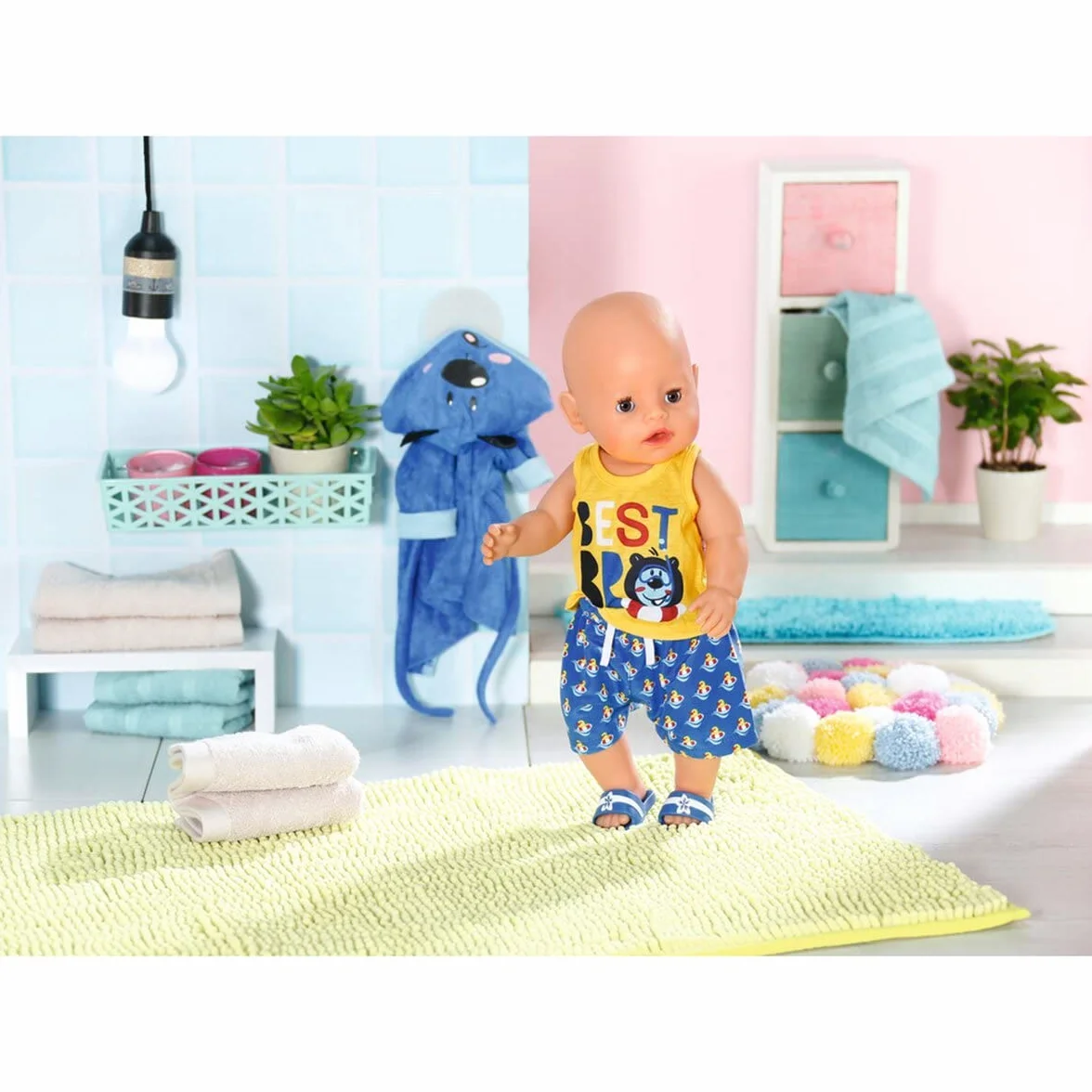 BABY born Kąpiel Deluxe Bademantel 43 cm