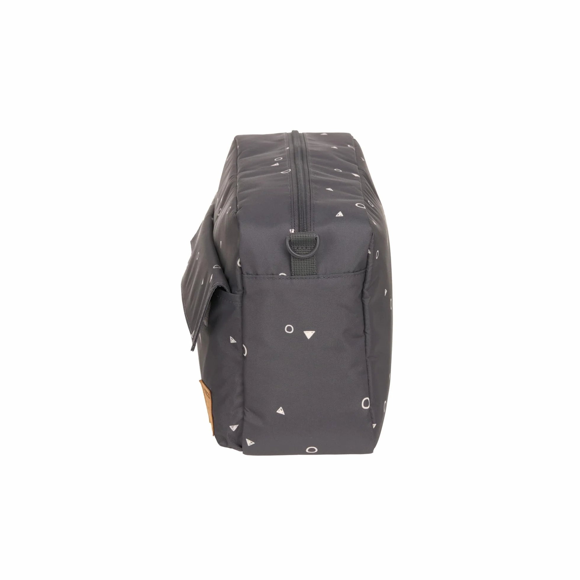 LÄSSIG Organizer do wózka dziecięcego, torba na ramię, torba do wózka dziecięcego, w zestawie z mocowaniem do wózka dziecięcego/Casual Buggy Organizer Bag Blocks antracyt