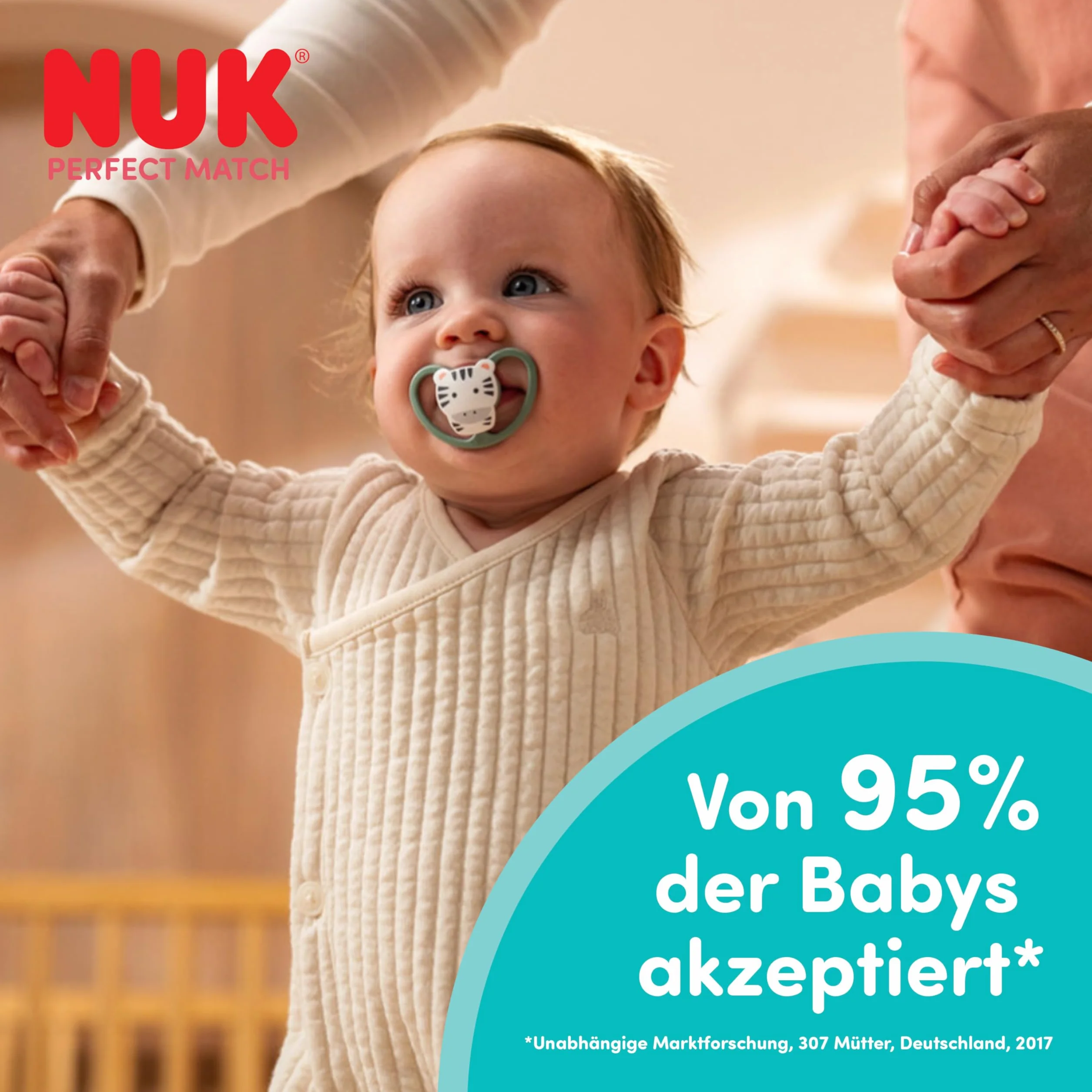 NUK Perfect Match Air Smoczki ortodontyczne 6-18 miesięcy 2 sztuki