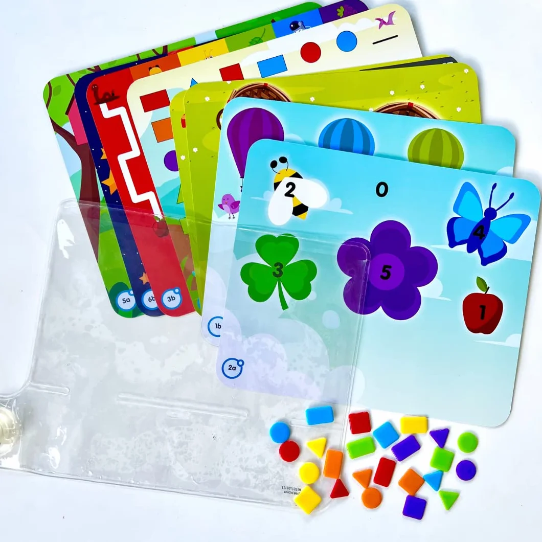 Learning Resources hand2mind Kolory & Kształty Sensoryczne Podkładka 33-Kawałeks Zestaw do Zabawy