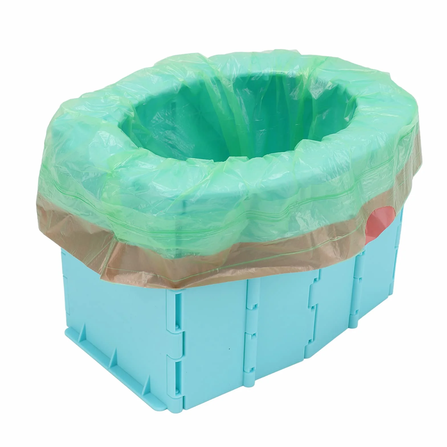 Travel Potty for Kids Reusable Portable Folding Toddler Toilet Outdoor Camping