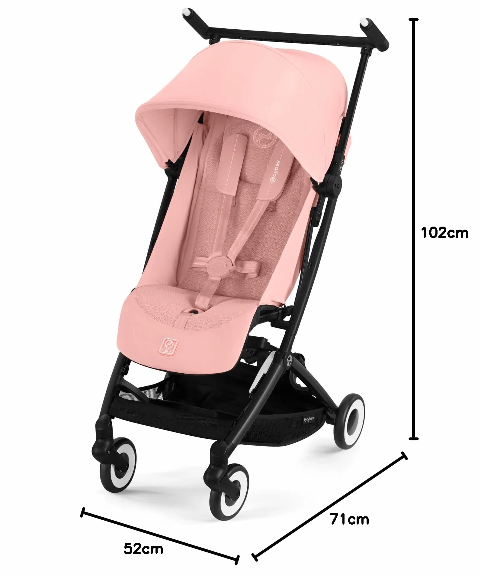 Cybex Libelle BLK/Candy Pink Light Pink PU1