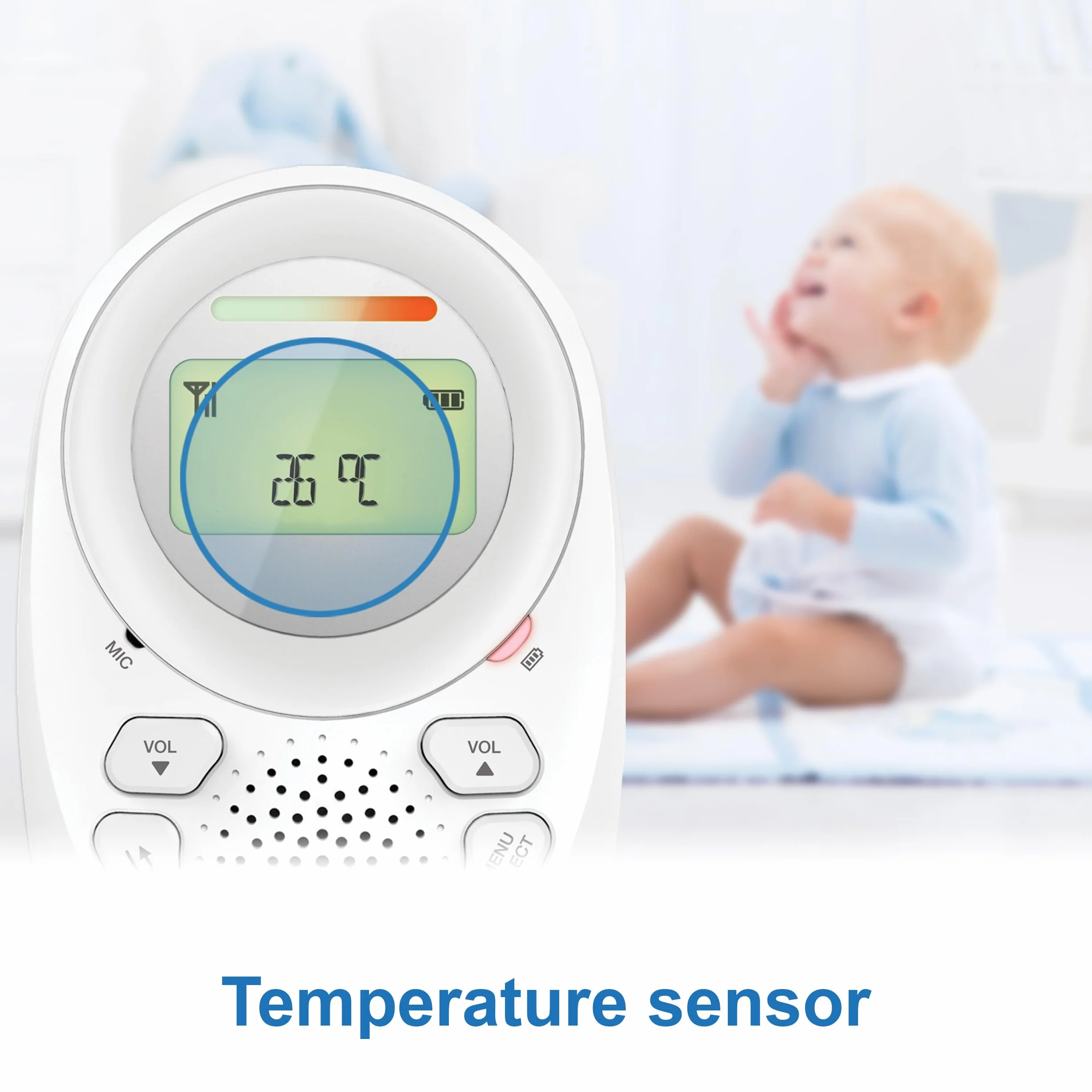 VTech - Babyphone Night Light - funkcja lampki nocnej, komunikacja rodzic/dziecko - BM1211 - wersja PL