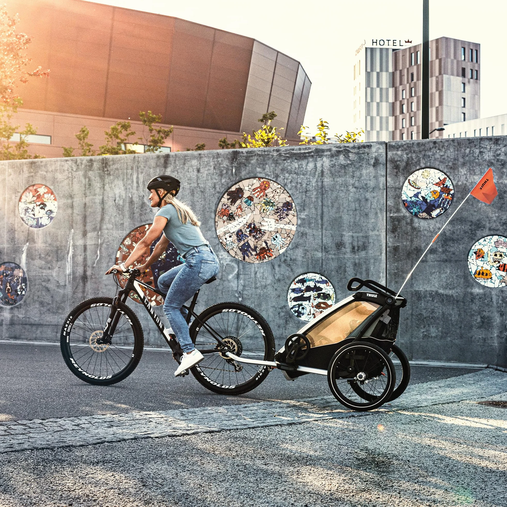 THULE Chariot Lite Single przyczepka rowerowa Agave