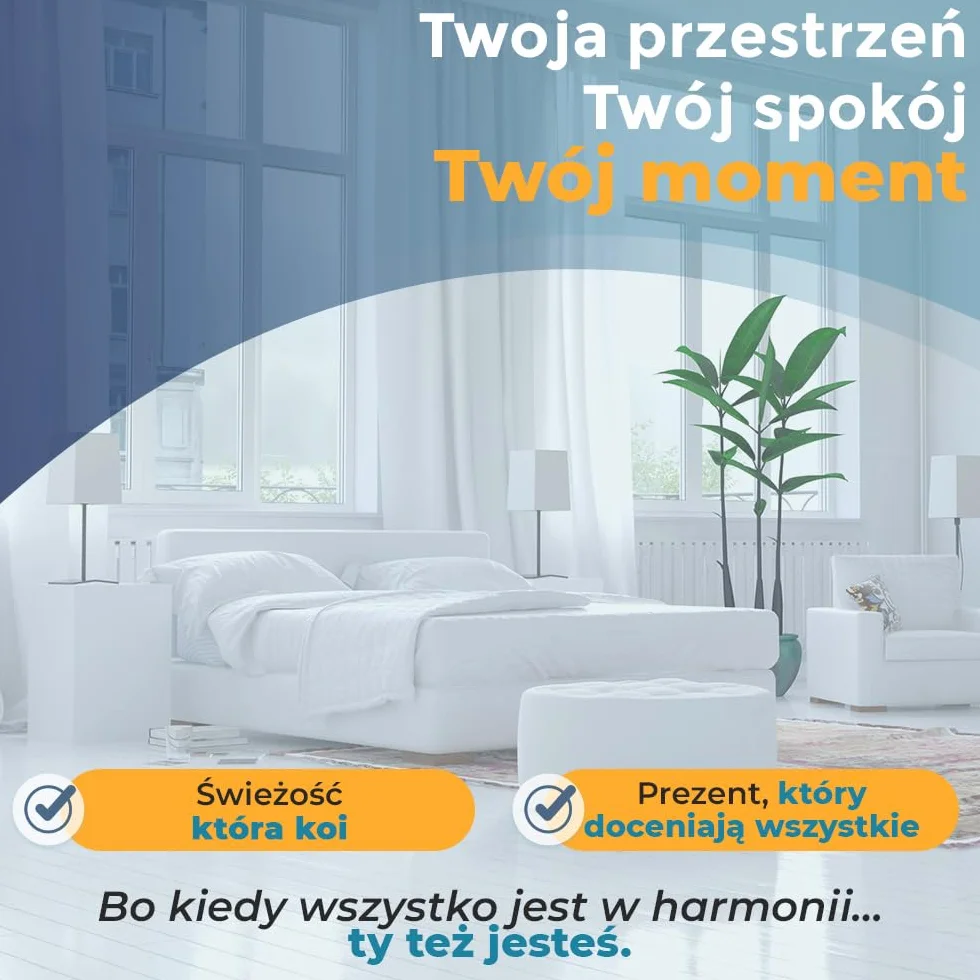 Poszewka na Poduszkę Klin 60x48x30 cm Bambus OEKO-TEX Antyrefluksowa Czytania