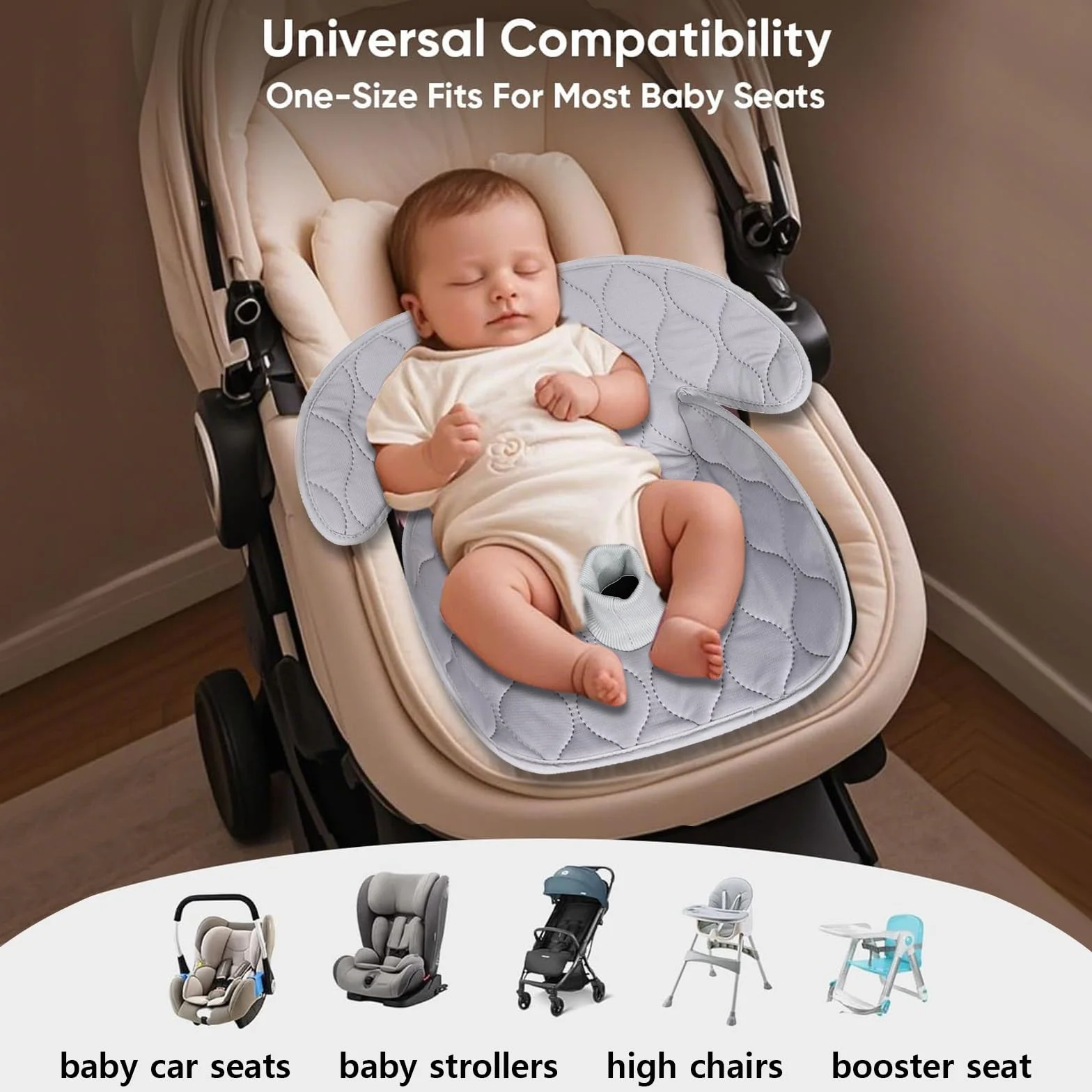 Podkładka ochronna na fotelik dziecięcy 360° Comfort czarna