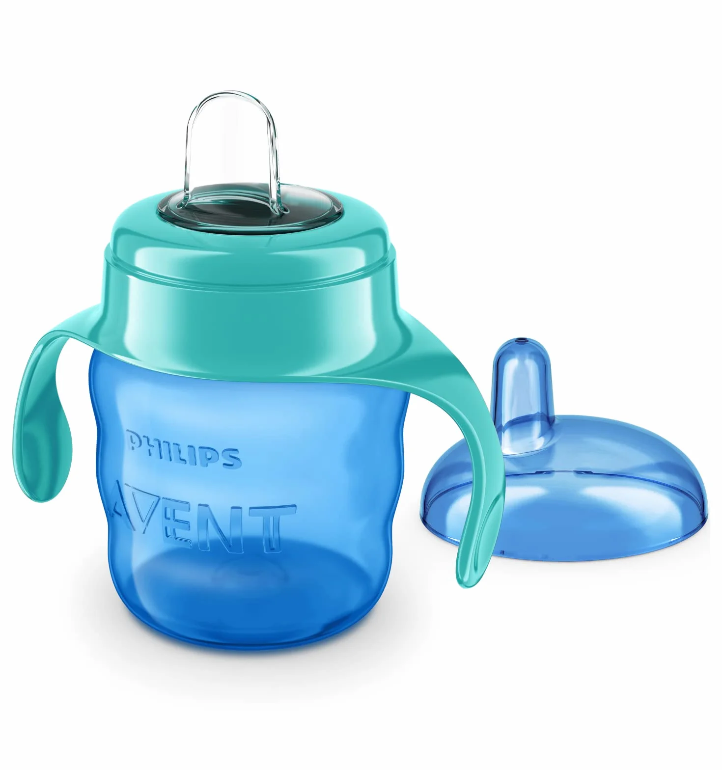 PHILIPS Avent SCF551/05 kubek do dzióbka, zielony i niebieski, 1 sztuka (1 opakowanie)