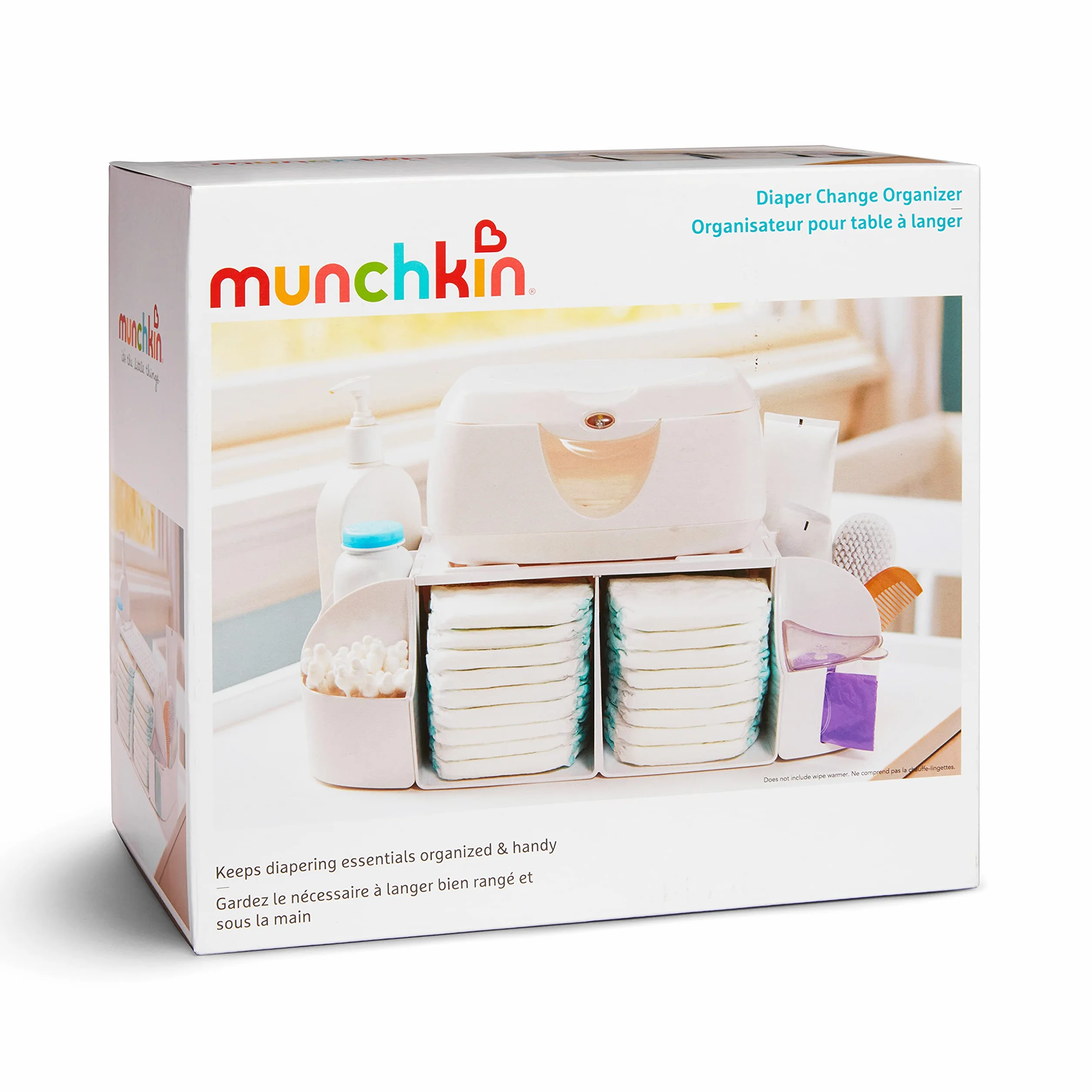 Munchkin Organizer na pieluchy, biały, 1 sztuka