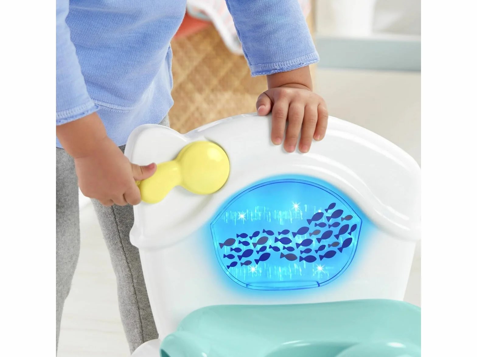 Fisher-Price Gwd37 Sea Sound Nocnik Z Dźwiękami i Światłami dla Niemowląt i Małych Dzieci