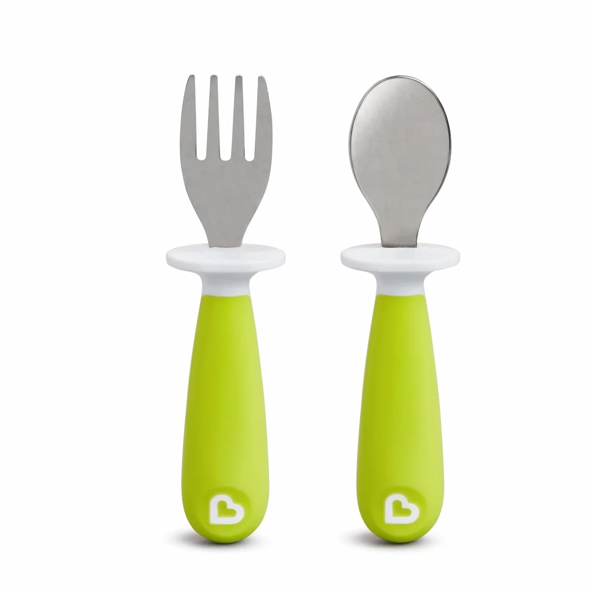 Munchkin Raise Toddler Fork And Spoon Set - (1 Fork & 1 Spoon) Assorted Colours