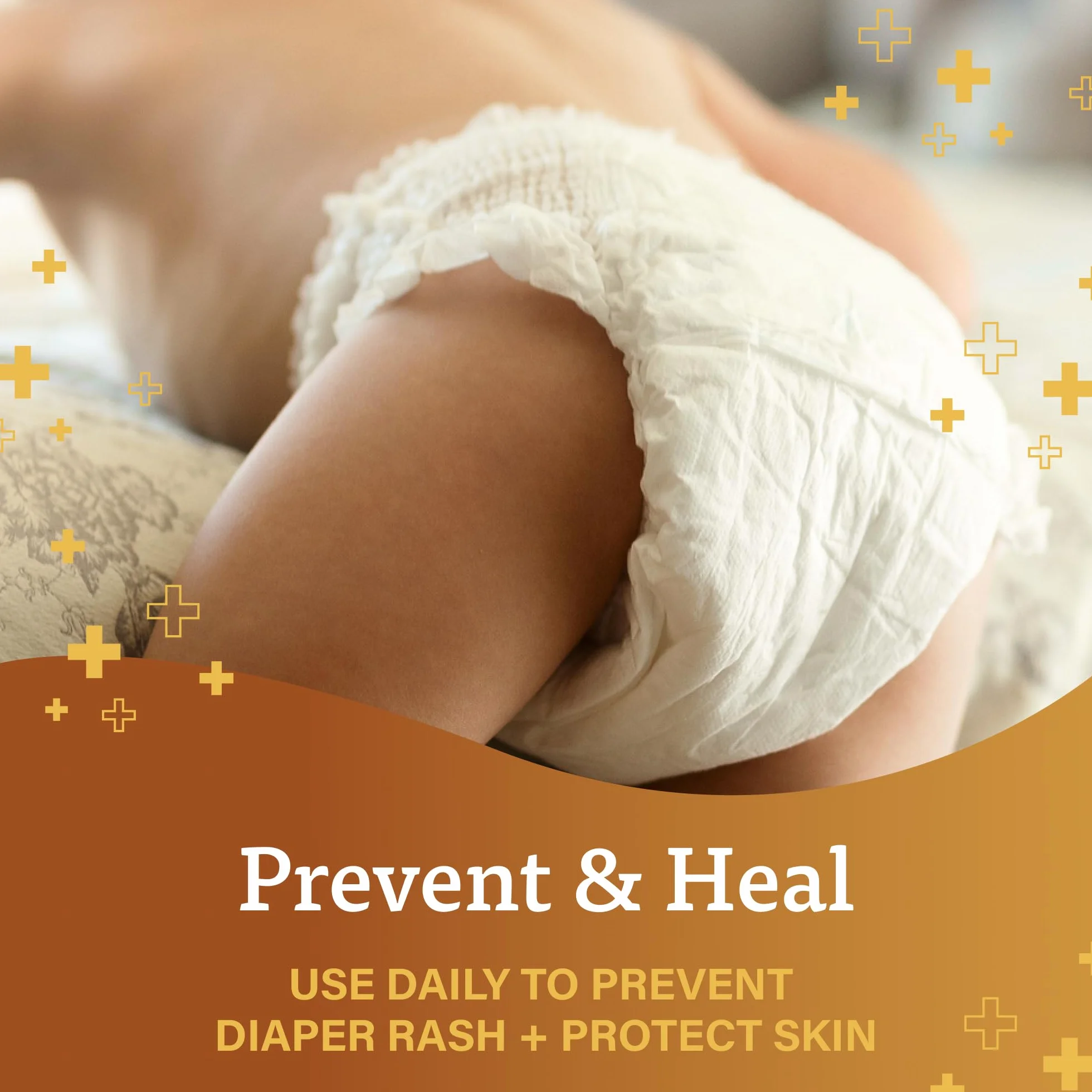 A&D Originale pannolino unguento, Protectant pelle del bambino con lanolina e vaselina, Sigilli Out umidità, aiuta a prevenire dermatite da pannolino, Tubo