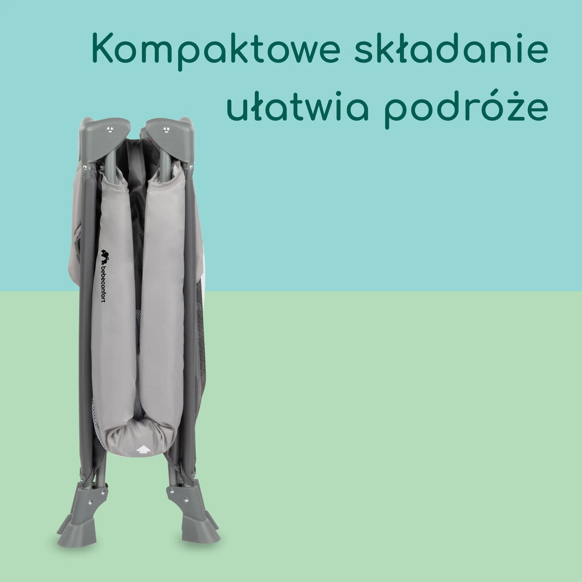 Bebeconfort Soft Dreams Łóżeczko kempingowe 0-15 kg 60x120cm Grey Mist