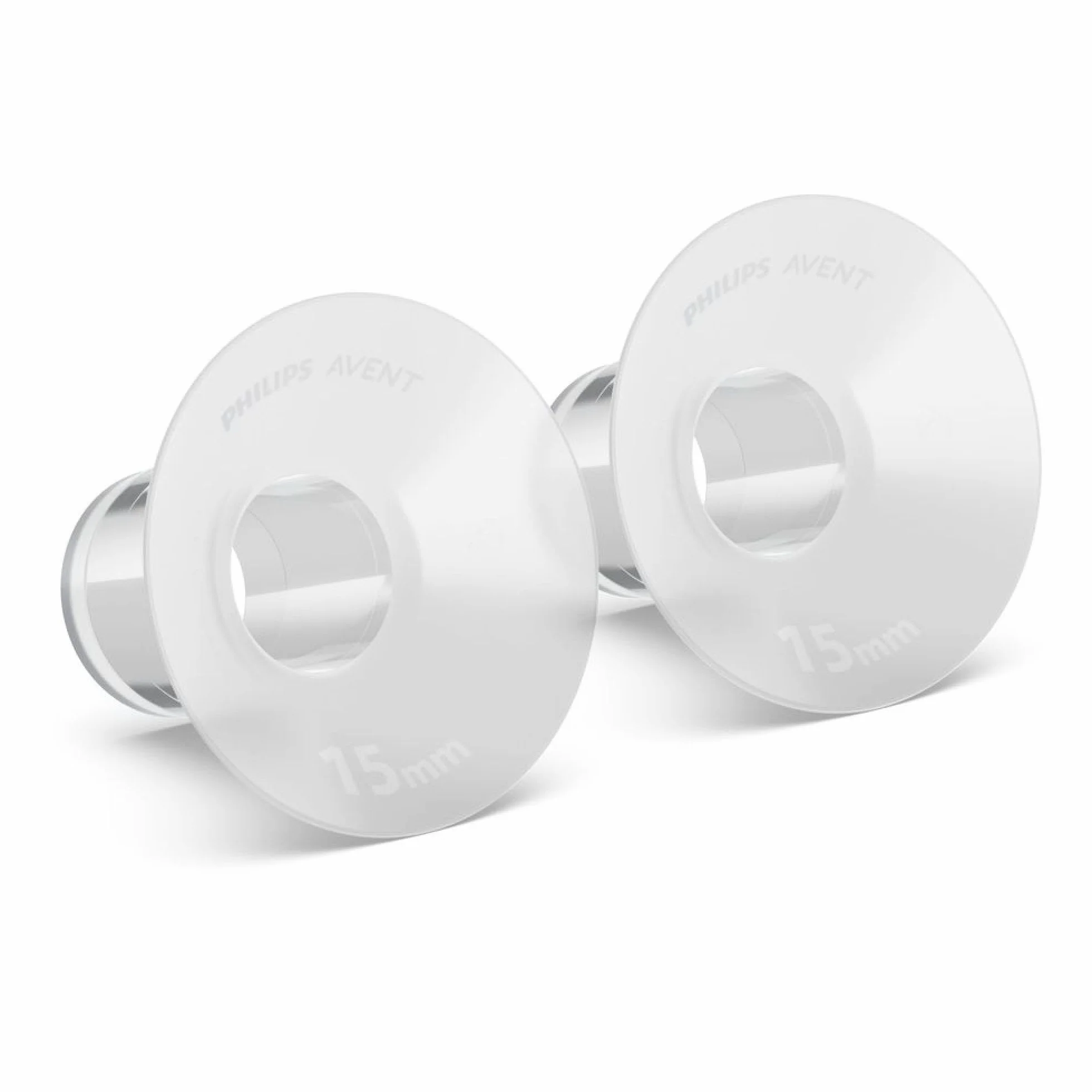 Philips Avent Bezdotykowe małe wkładki laktacyjne (15 mm i 17 mm) do elektrycznego laktatora, kompatybilne z bezdotykowymi pojemnikami na pokarm, SCF554/11