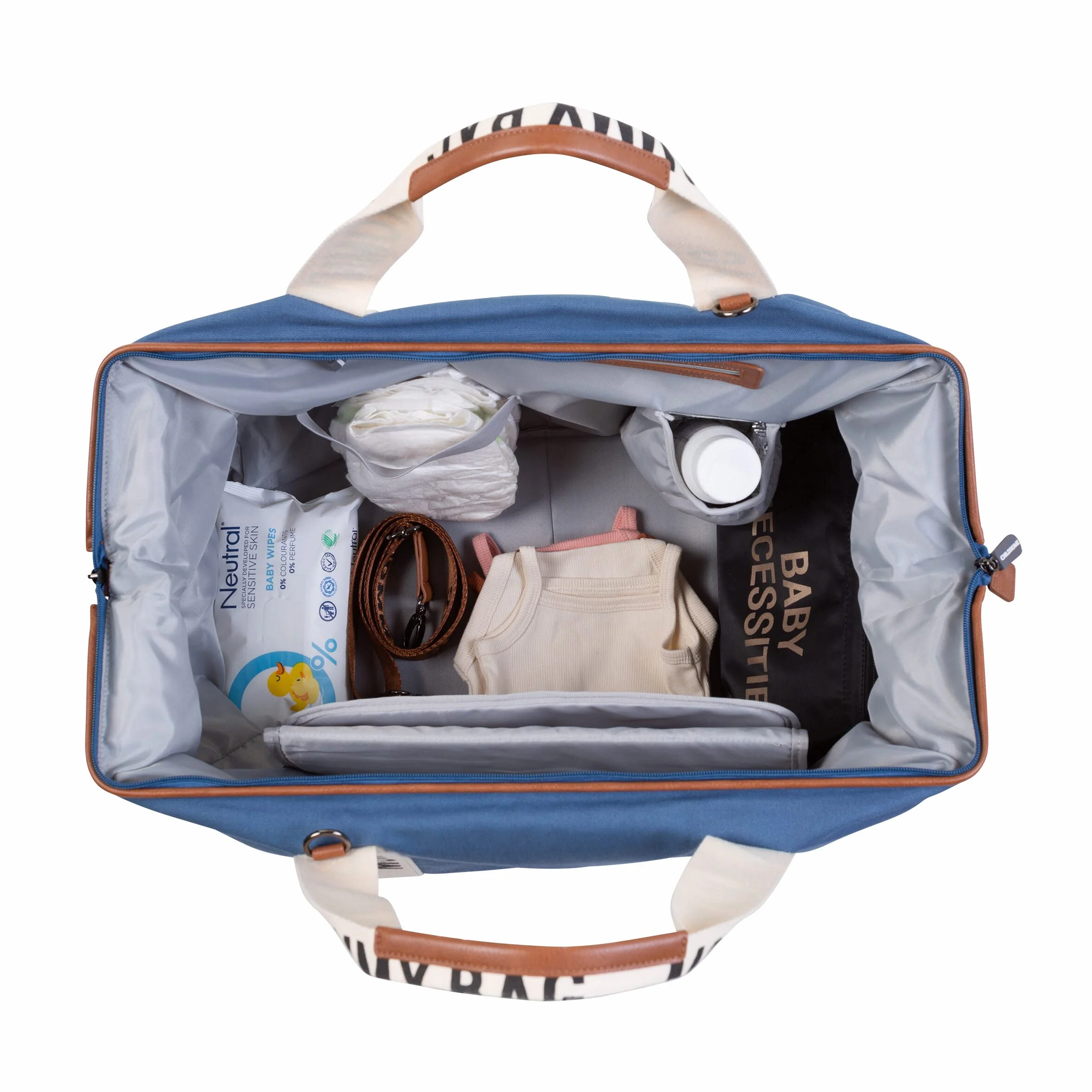 CHILDHOME Signature Mommy Bag torba na pieluchy duża pojemność mata do przewijania