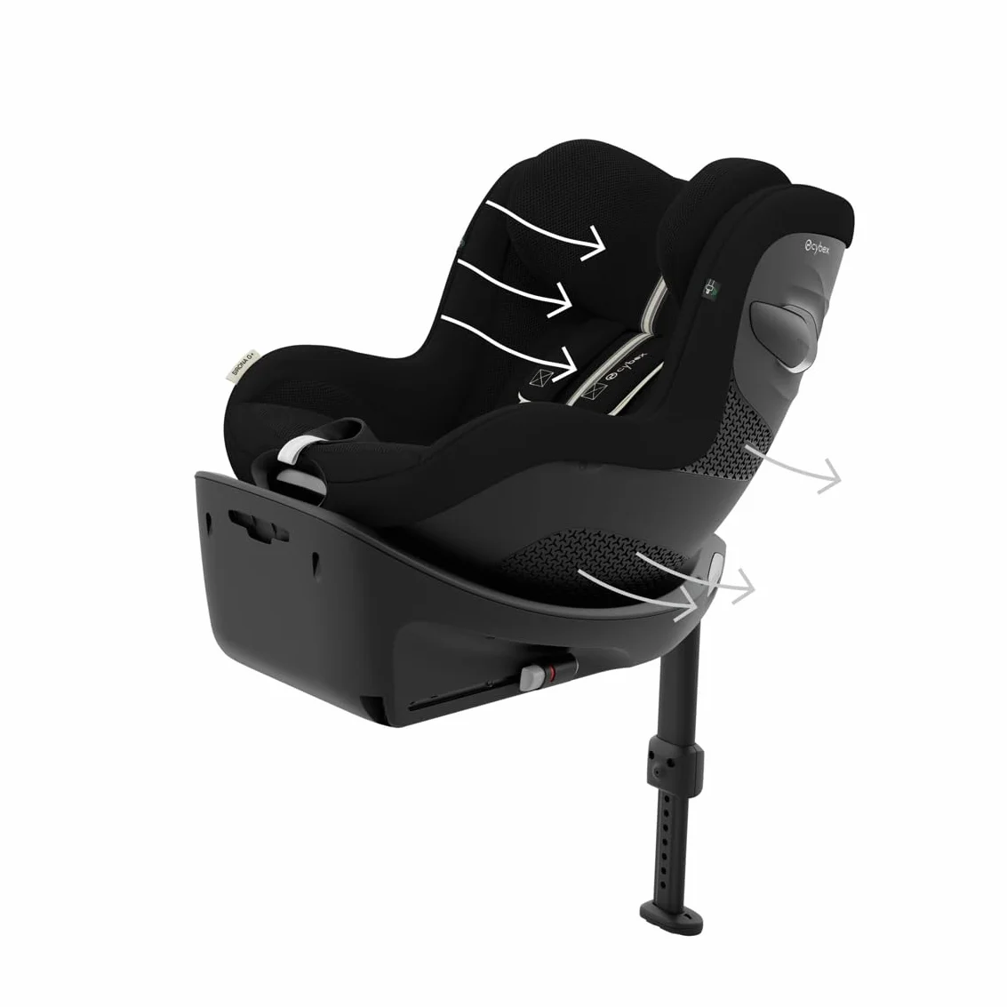 Sirona G i-Size Plus/Moon Black-black PU1