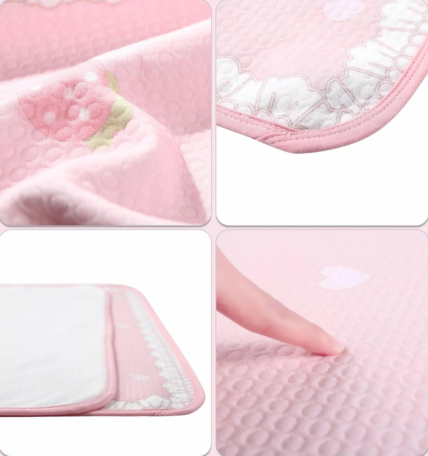 Landofgenie Wodoodporna Changing Pad 80 x 120 cm Zmywalna Wielokrotnego Użytku Oversized Adult Changing Pad