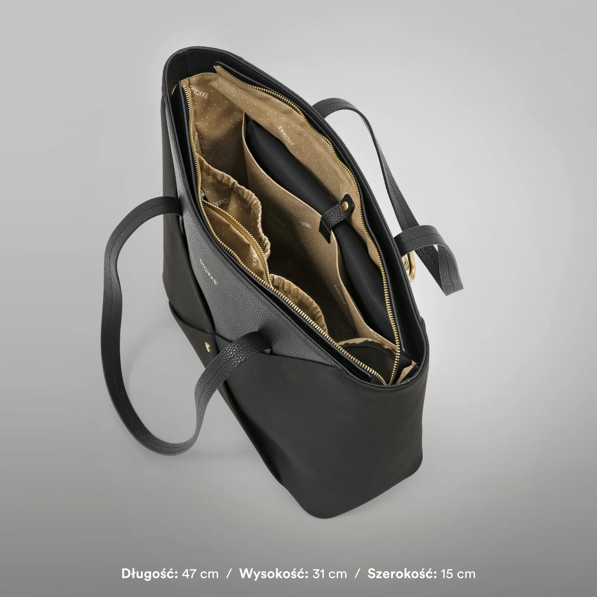 Stokke Xplory X torba do przewijania, może służyć jako torba na ramię lub plecak, zawiera składaną matę do przewijania i torbę, UPF 50+, wodoodporna, łatwa do czyszczenia