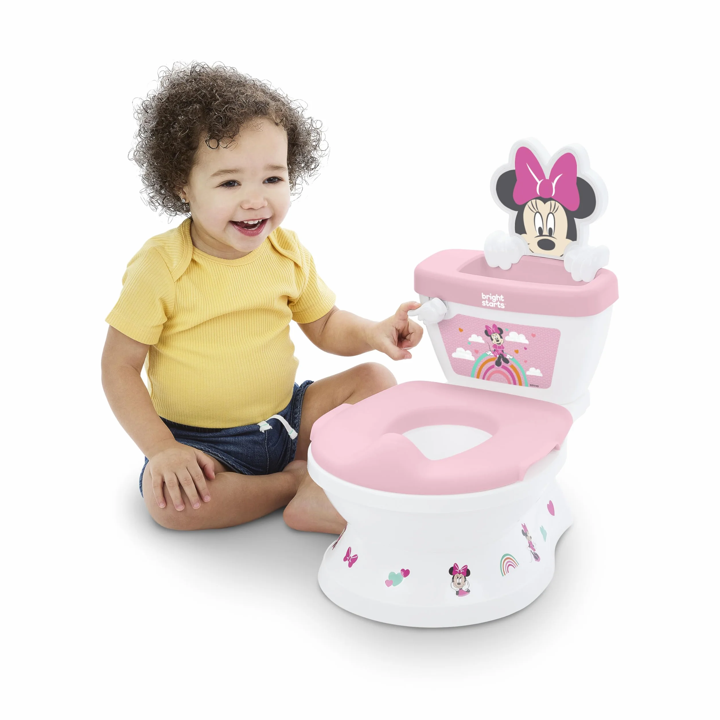 Disney Baby Minnie Mouse My Size toaleta do nauki korzystania z nocnika Bright Starts