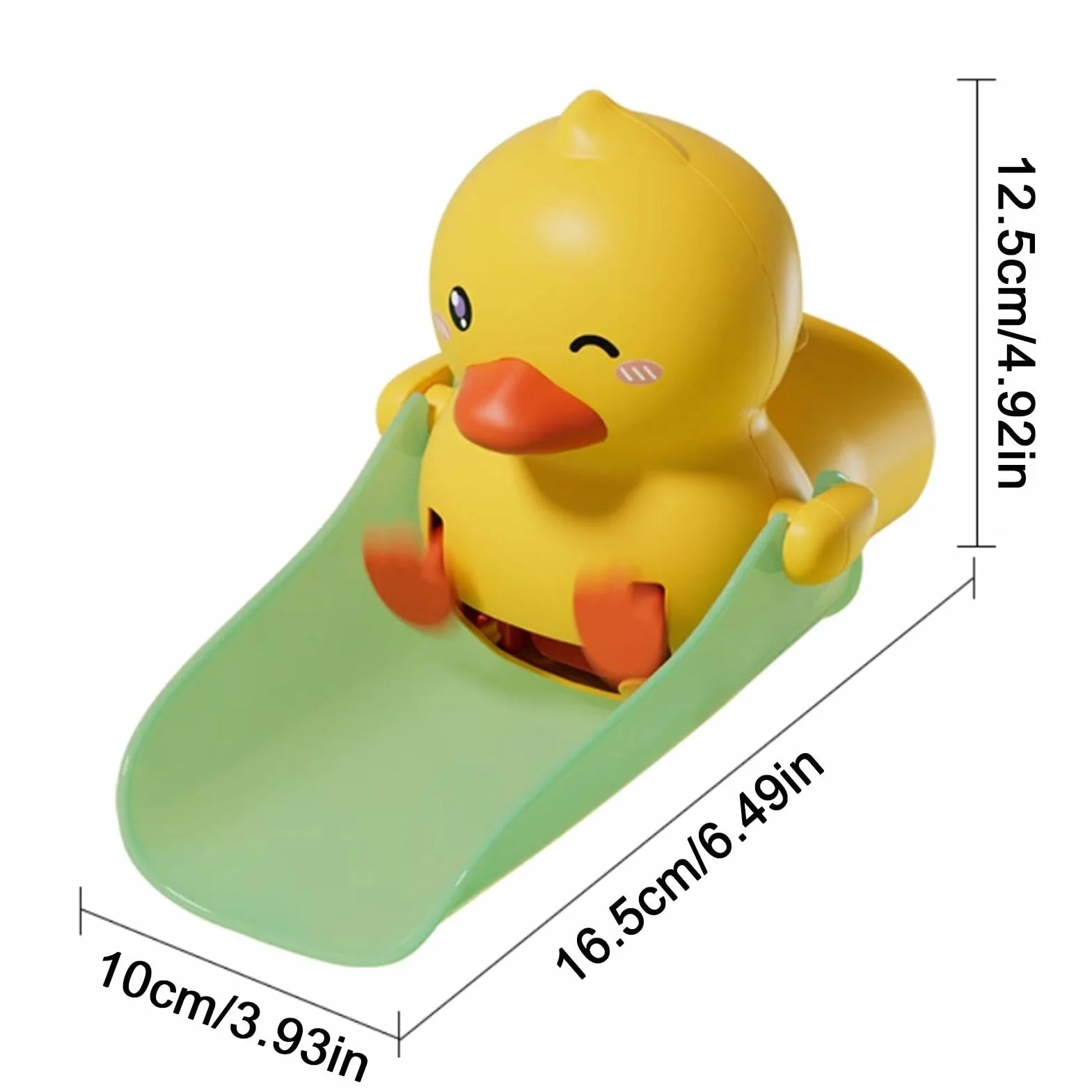Przedłużacz do kranu z kaczką, przedłużka do kranu umywalkowego, przedłużka do zlewu dla dzieci, żółta kaczka, regulowany uchwyt kranu, przedłużka do zlewu kuchennego