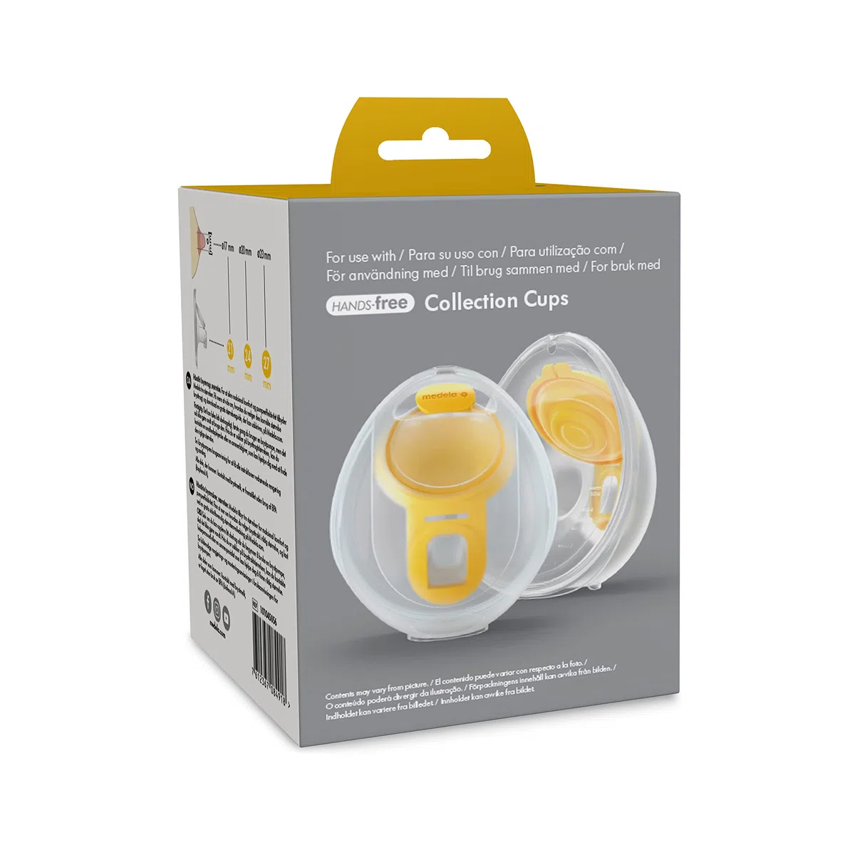 Medela Hands-free maseczki na piersi, 2 x maseczki na piersi, nie zawierają BPA, akcesoria do laktatora bez użycia rąk, akcesoria do tacek na ścinki bez użycia rąk