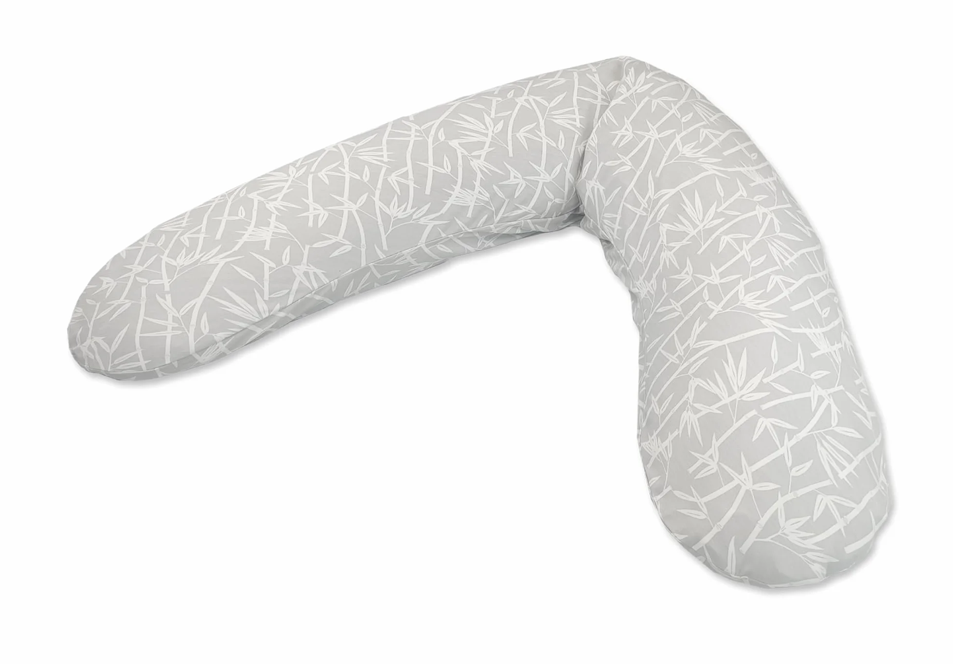 Theraline Oryginalna poduszka ciążowa i do karmienia 190 cm – poduszka dla śpiących na boku z perłami, w zestawie poszewka