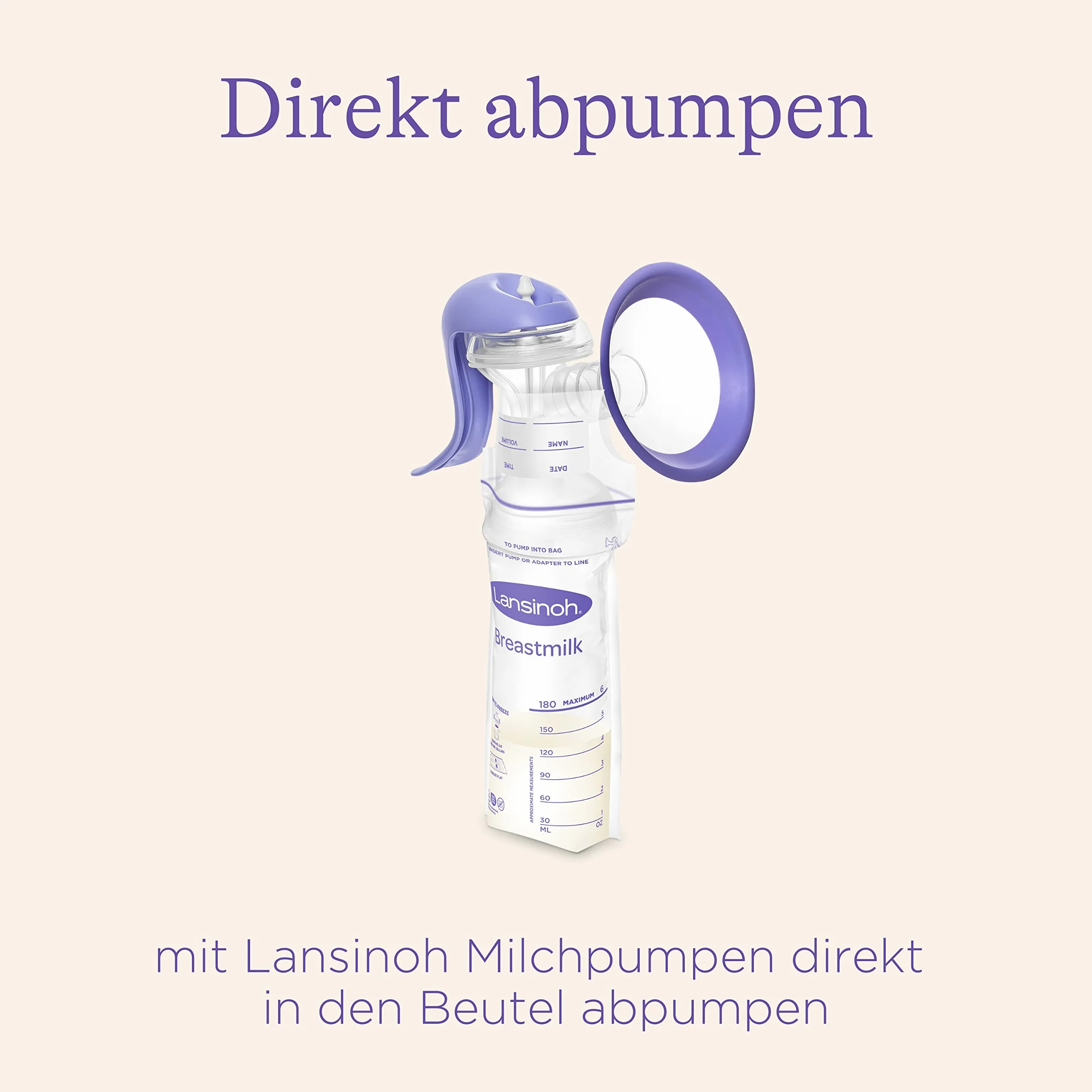 Lansinoh Manual Breast Pump Single Breastfeeding Milk Breastpump, ComfortFit Breast Cushion, Let-Down and Expression Customisable Pumping Modes, Convenient & Portable Travel