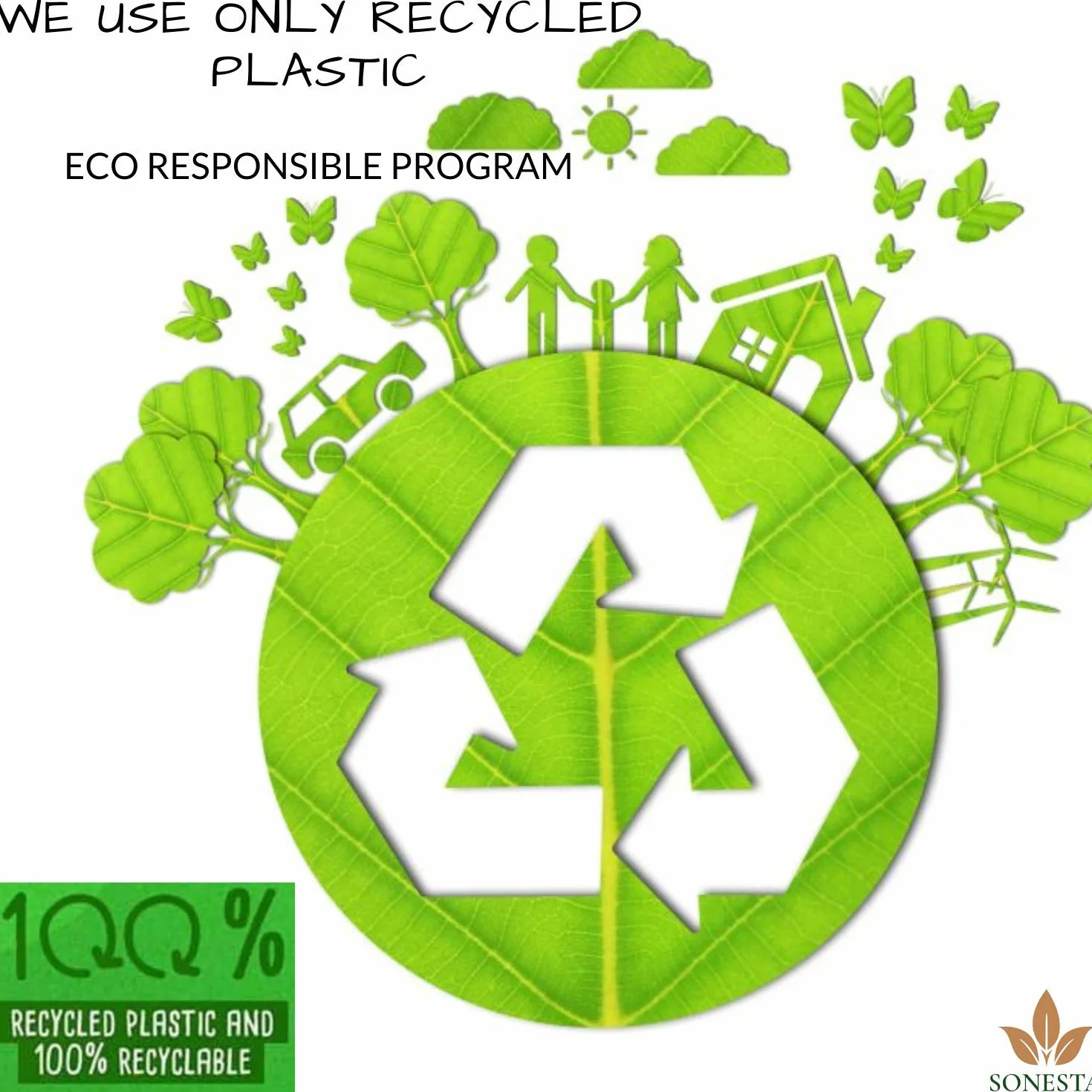 Eco Refill Wkład do Kosza na Pieluchy, Przezroczysty, 400 m
