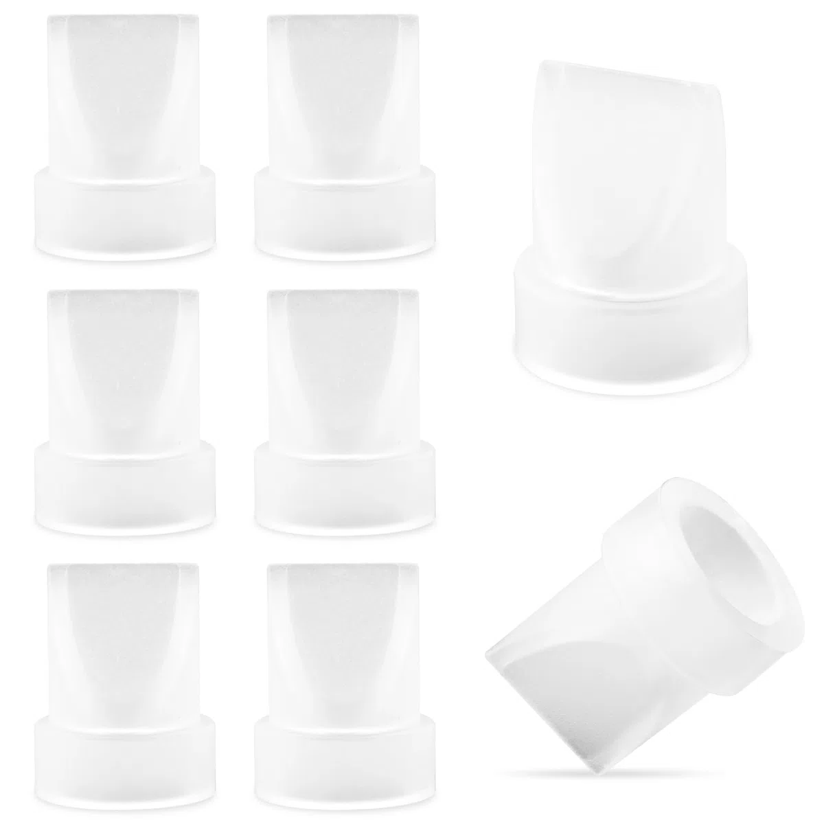 8 Sztuk Zawory Dziobowe, Silikonowe Przytulne Czesci Zamienne do Laktatora Karmienie Piersia Akcesoria Kompatybilne z Momcozy Pompami M5/V1/V2, Bez BPA