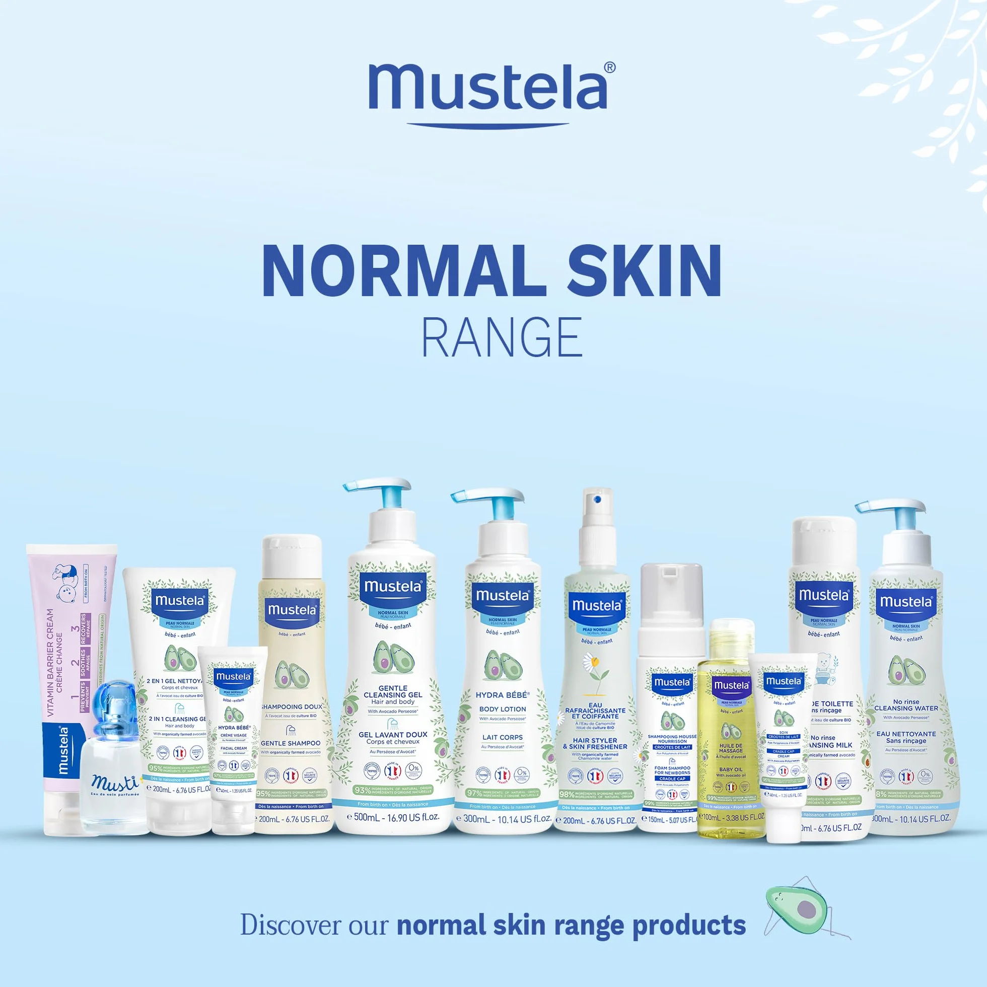 Mustela krem do pieluszek 100 ml dla wrażliwej skóry dziecka ochrona przed podrażnieniami