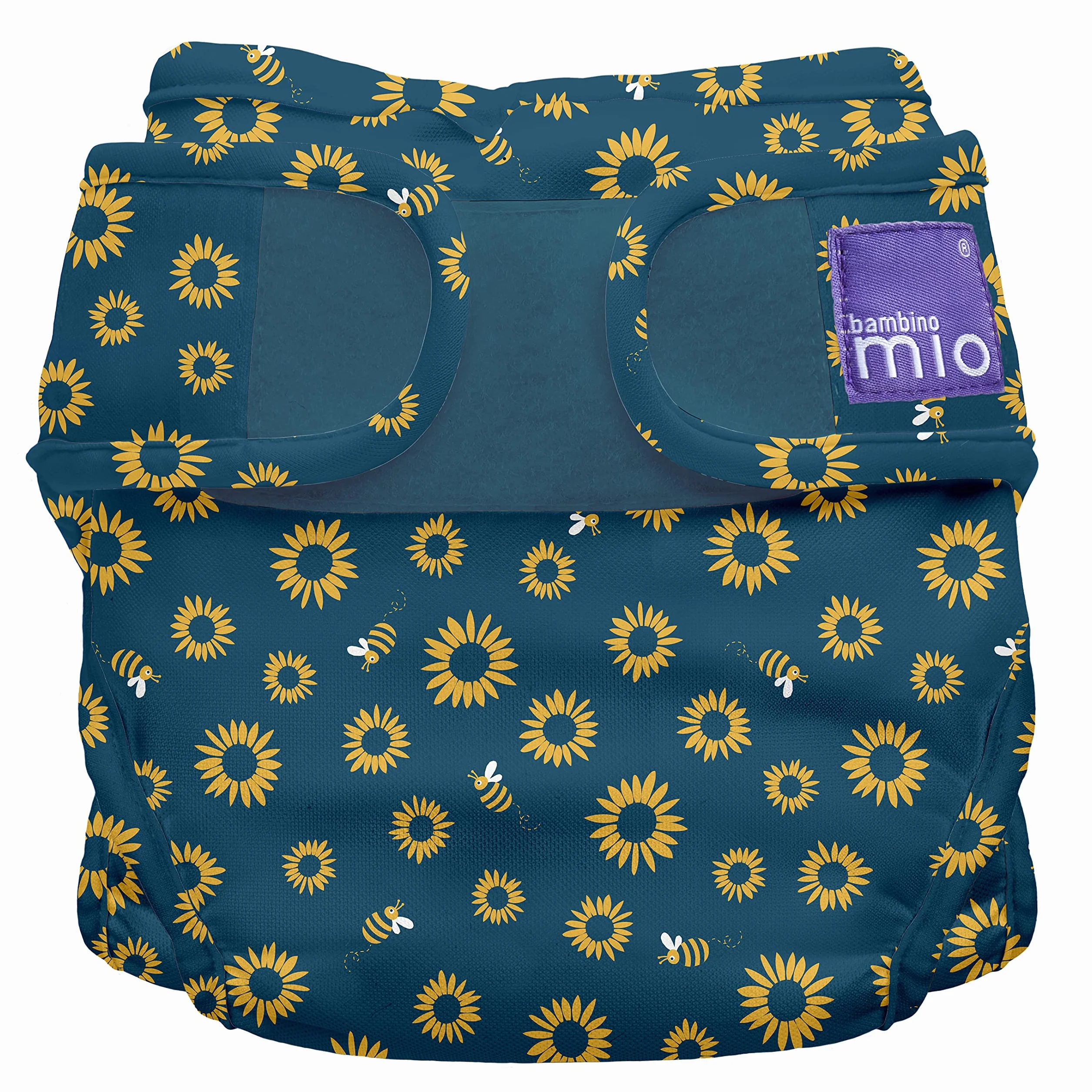 Bambino Mio, mioduo wielorazowy otulacz do pieluszek, super słonecznik, rozmiar 1 (<9kg)