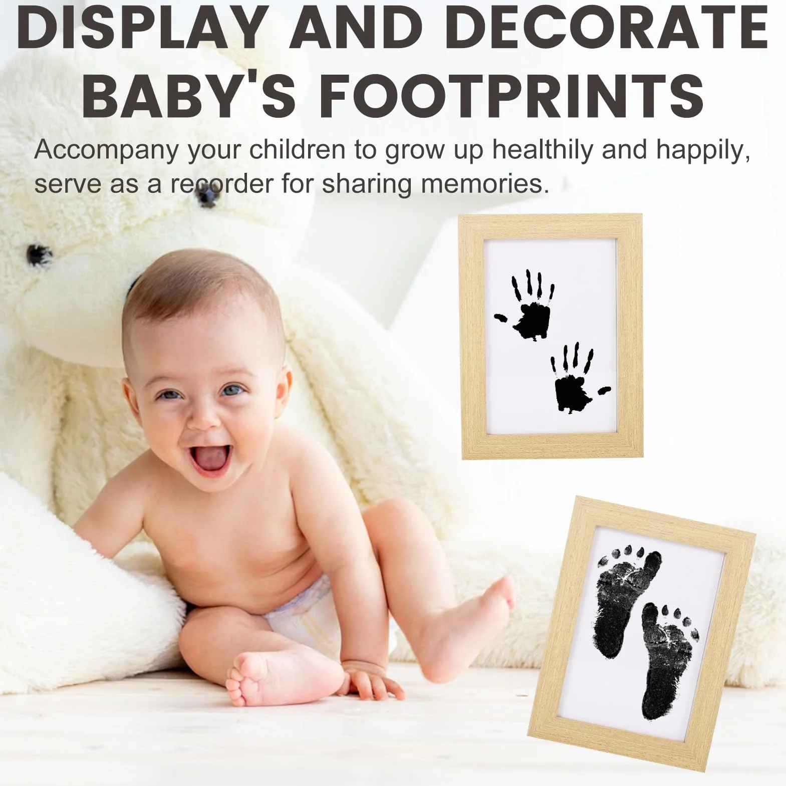 Clean Touch zestaw 10 sztuk poduszek do stempli, odcisk łapy, niemowlęta, noworodka, odciski dłoni dziecka, bez mycia, odciski palców psa, kota, dla zwierząt domowych