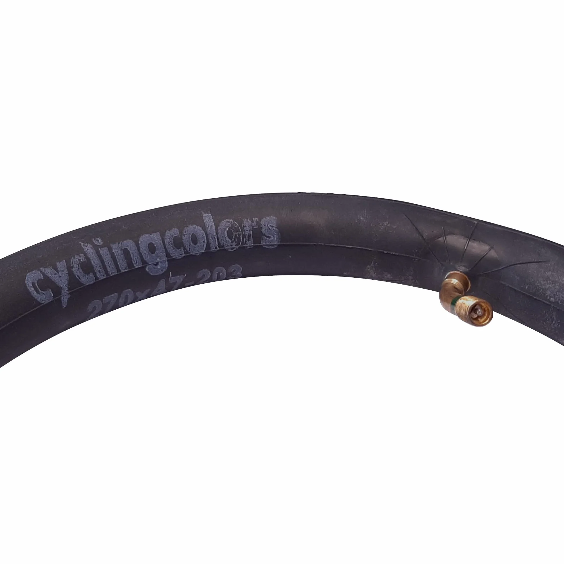 cyclingcolors 2x dętka 270x47-203, kompatybilna z wózkiem dziecięcym Jané Slalom Pro Powertwin Bugaboo Donkey 10, 1/2 x 17/8"