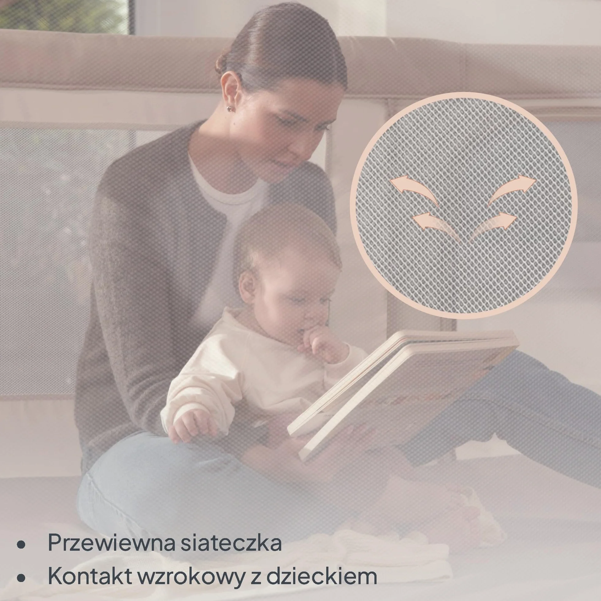 Lionelo Florence XL Easy Fold Kojec dla niemowląt, 180 x 200 cm, składany kojec dla niemowląt, bez montażu, 2 wejścia boczne z zamkiem błyskawicznym, oddychająca siatka, miękkie krawędzie, torba