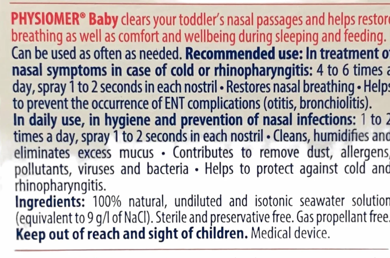 Hygiènedu nez nourrissons 115ml