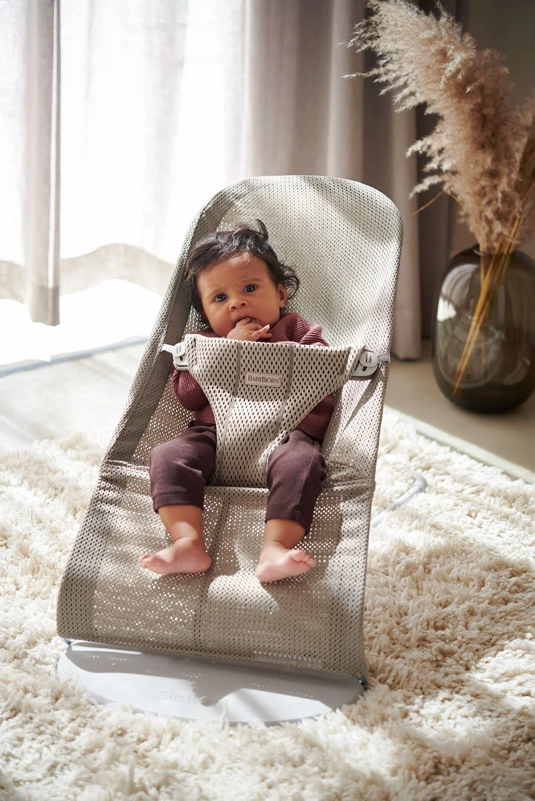 Babybjörn 6102 Kołyska Dziecięca, Grey Beige, 3 kg