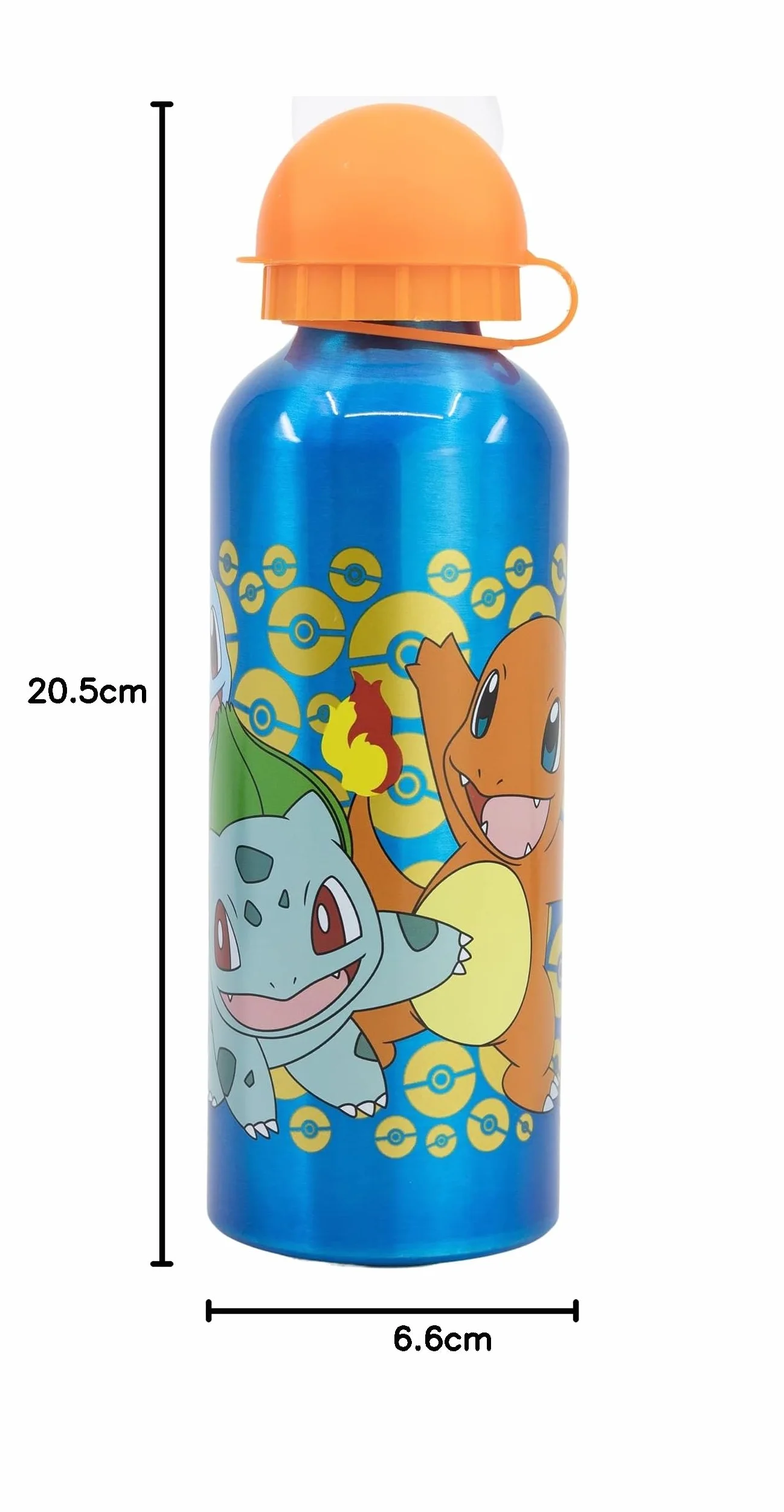 BUTELKA ALUMINIOWA DLA DZIECI 530 ML | POKEMON ZATWIERDZENIE