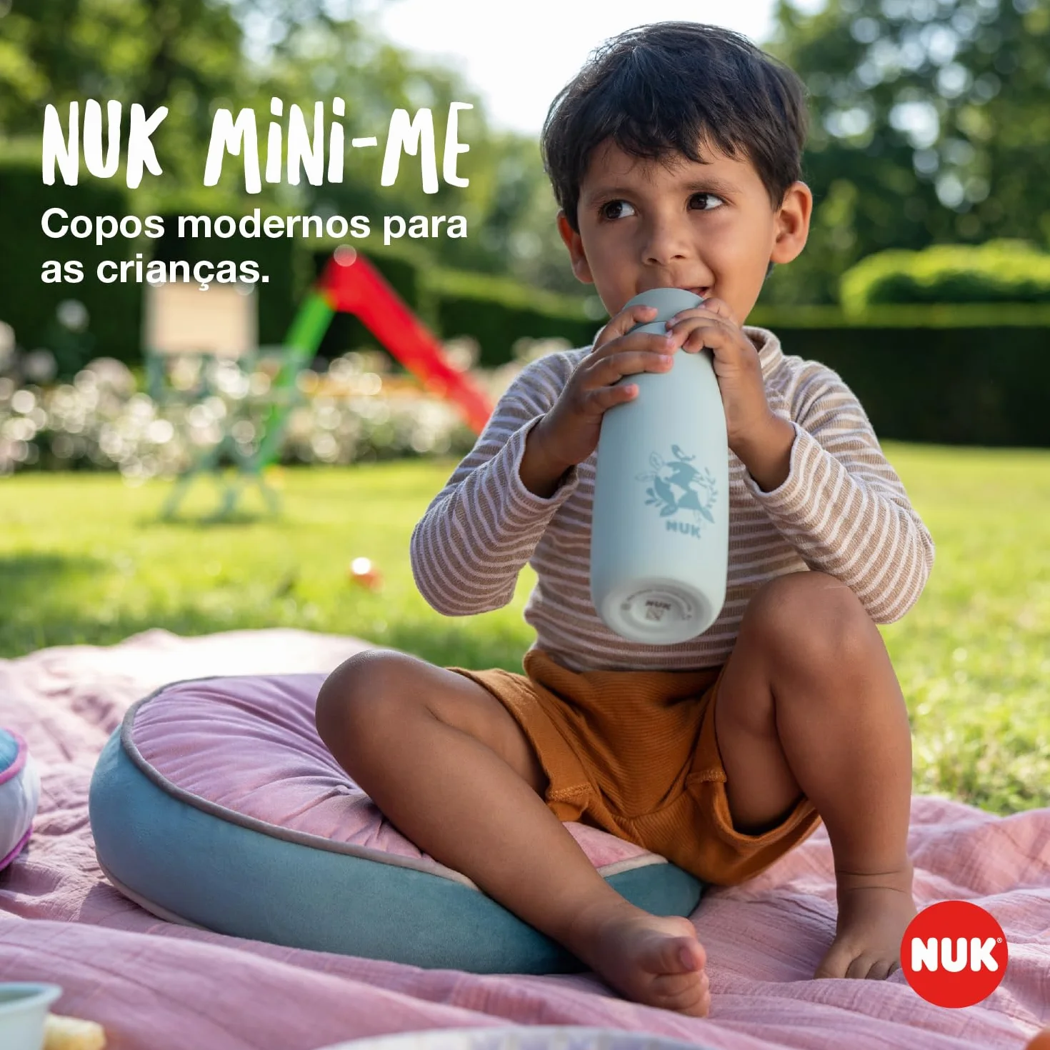 NUK Mini-Me Flip butelka do picia 450 ml od 12 miesięcy bez BPA fioletowy