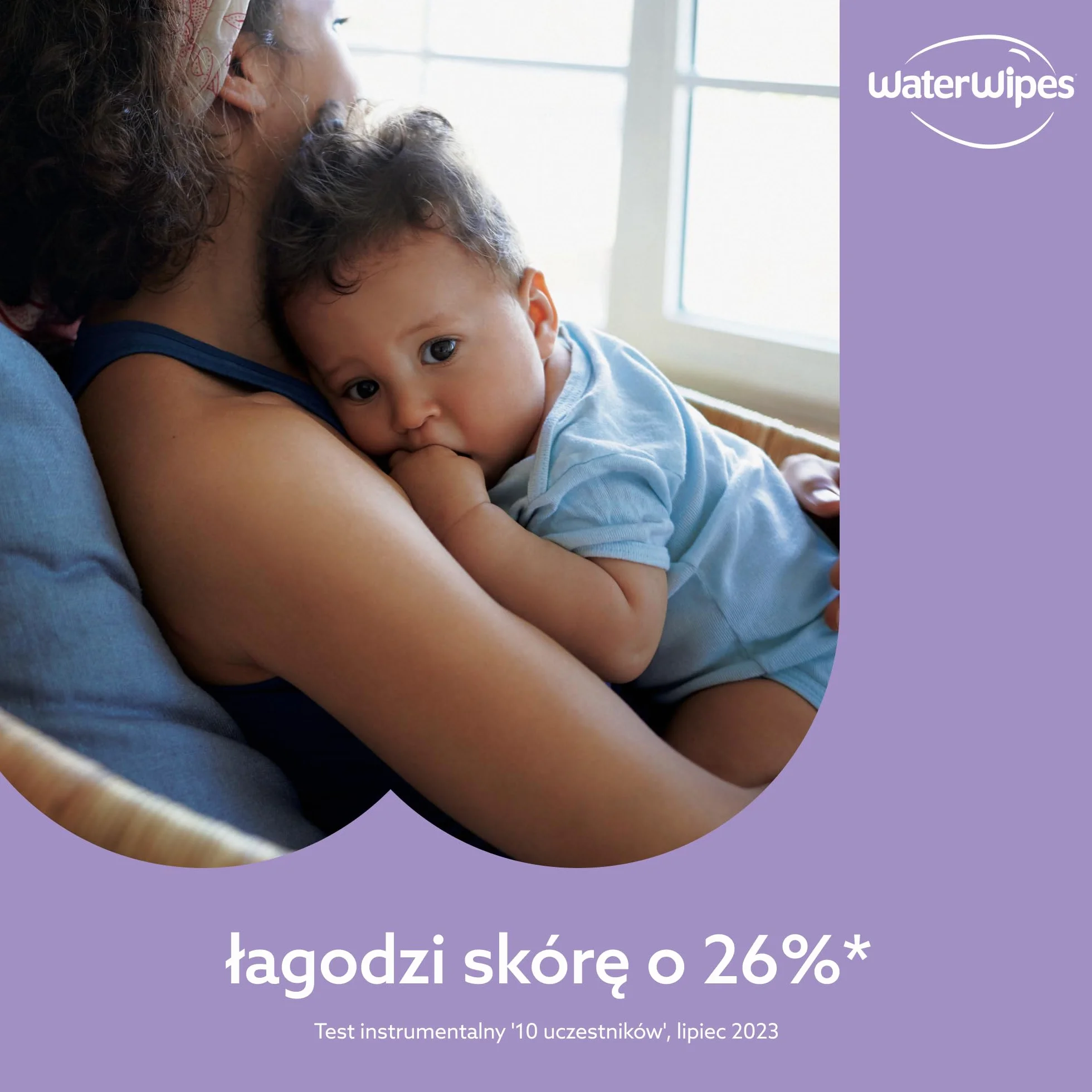 WaterWipes Sensitive+ Soothing Clean Wipes, Chusteczki nawilżane łagodzące, 720 sztuk (opakowanie 12), 3 w 1: Delikatnie oczyszczają, pielęgnują, koją, 99% wody z ekstraktem roślinnym