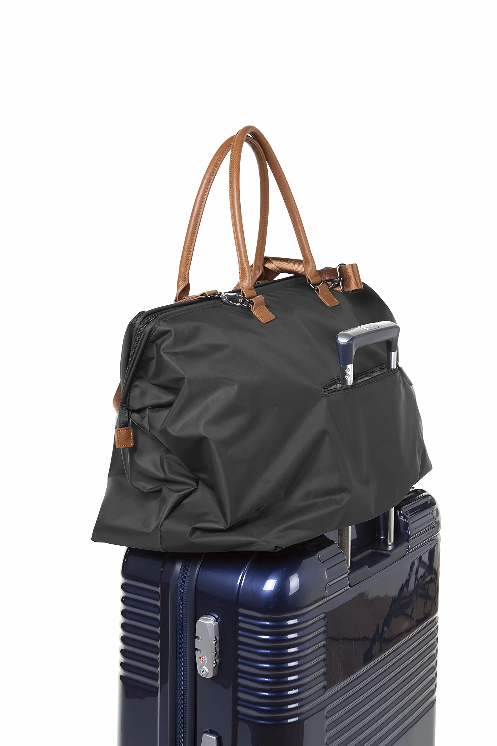 CHILDHOME, Mommy Bag, torba na pieluchy, dla kobiet w ciąży, torba podróżna, duża pojemność, mata do przewijania, regulowany pasek na ramię, izolowana kieszeń, przejście na walizkę, czarny/złoty