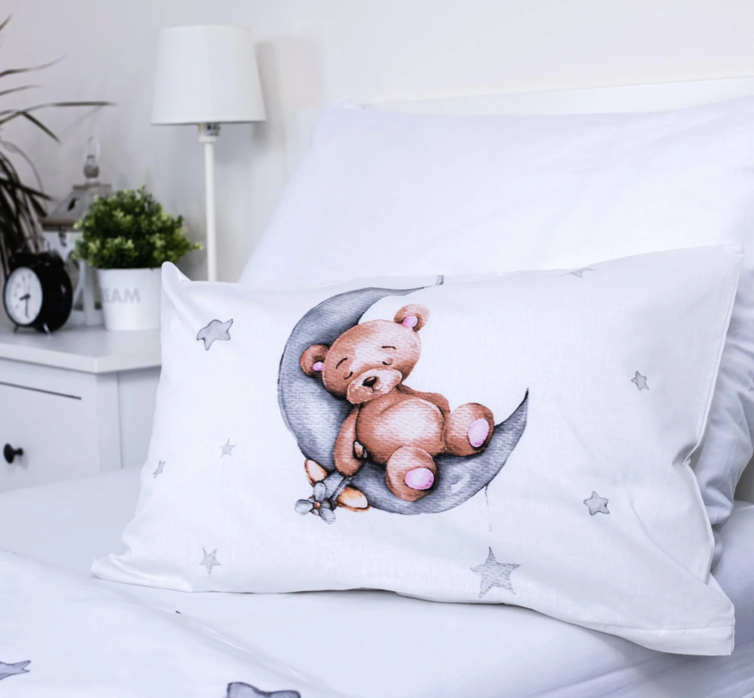 Theonoi Komplet pościeli dziecięcej 100x135 40x60 cm bawełna Öko-Tex Standard
